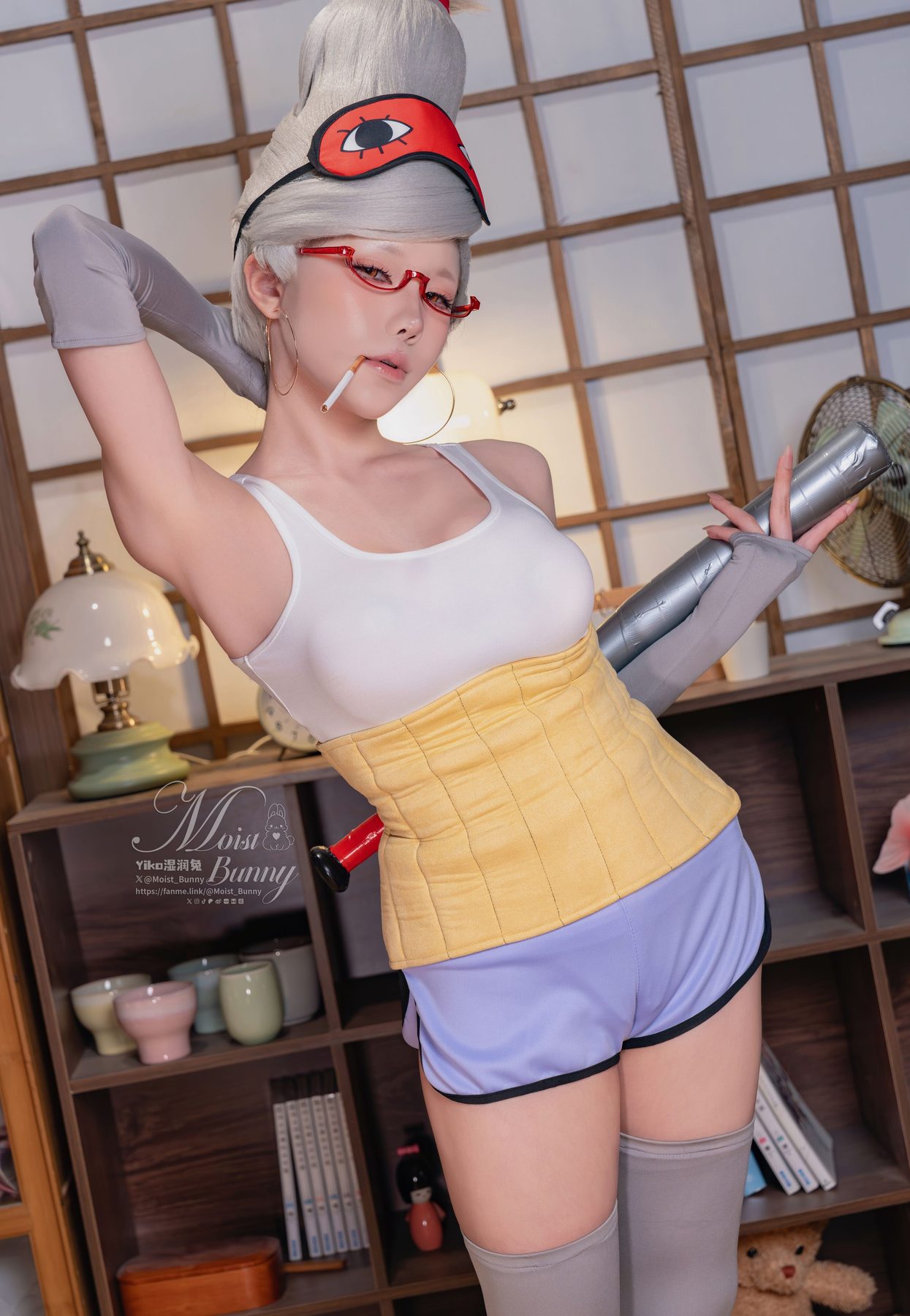 黏黏团子兔 cosplay写真_胆大党绫濑星子合集 | 黏黏团子兔 COS绫濑星子全套图包 [81P-318M]