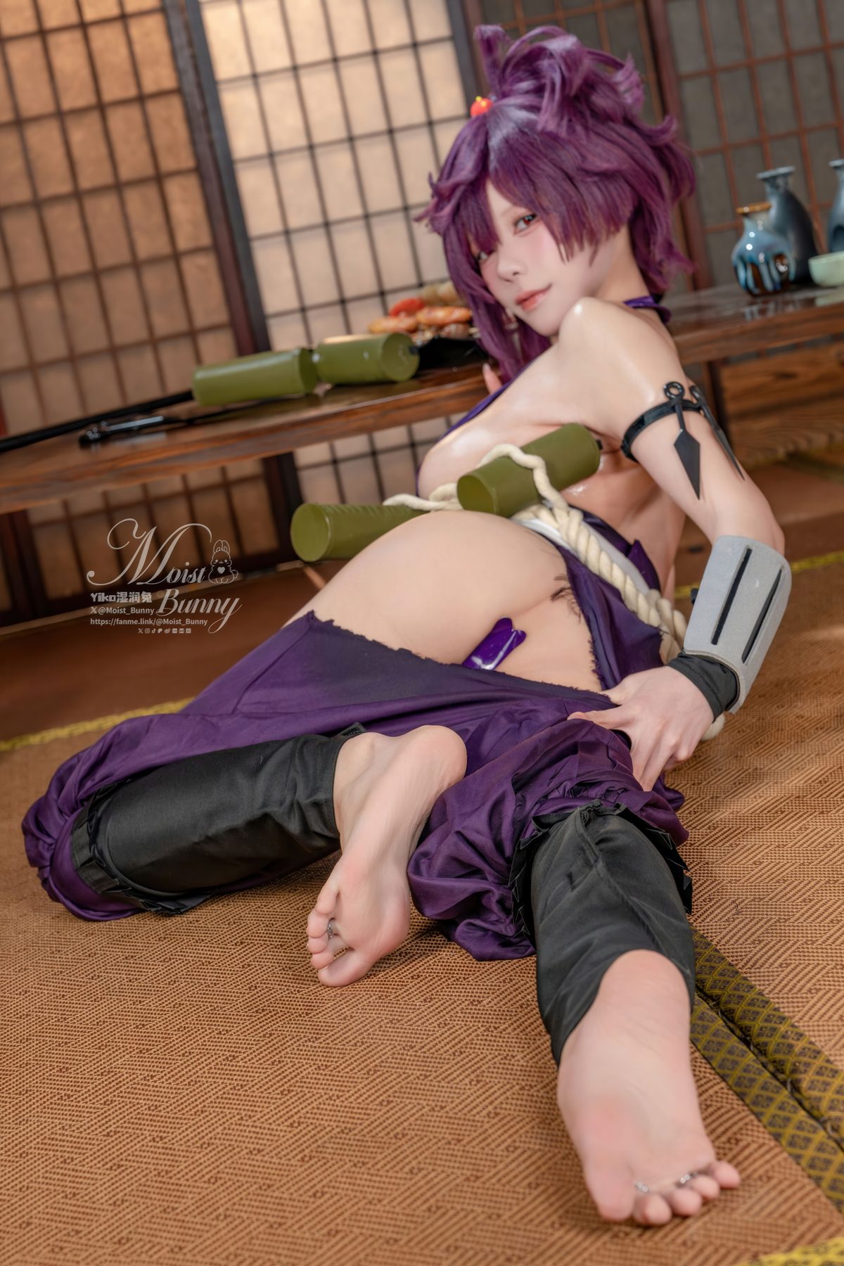 黏黏团子兔 2026年01月作品 地狱乐 杠 93P1V 1 COS写真