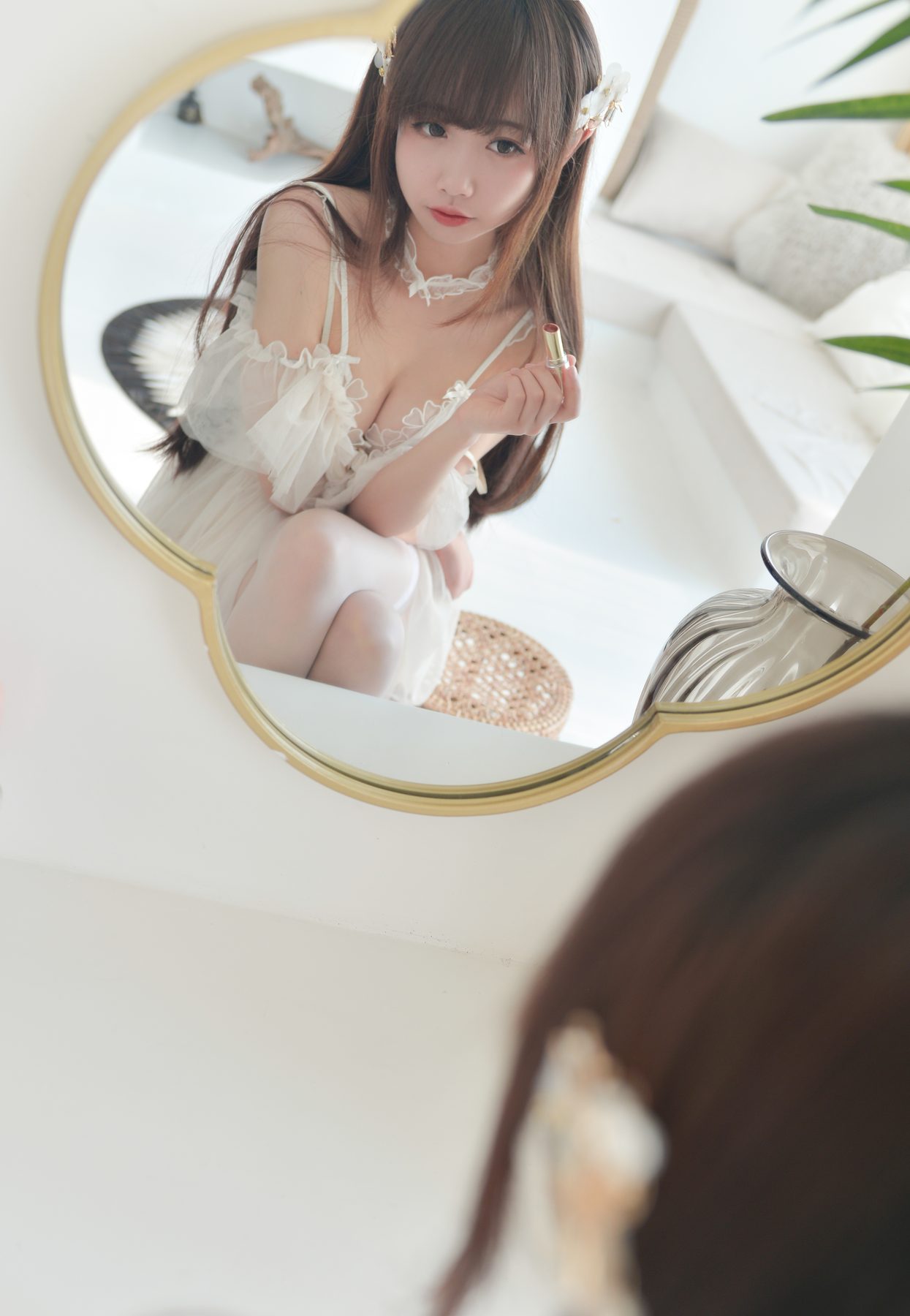 雪琪SAMA cosplay写真_白色内衣合集 | 雪琪SAMA COS白色内衣全套图包 [50P1V-458MB]