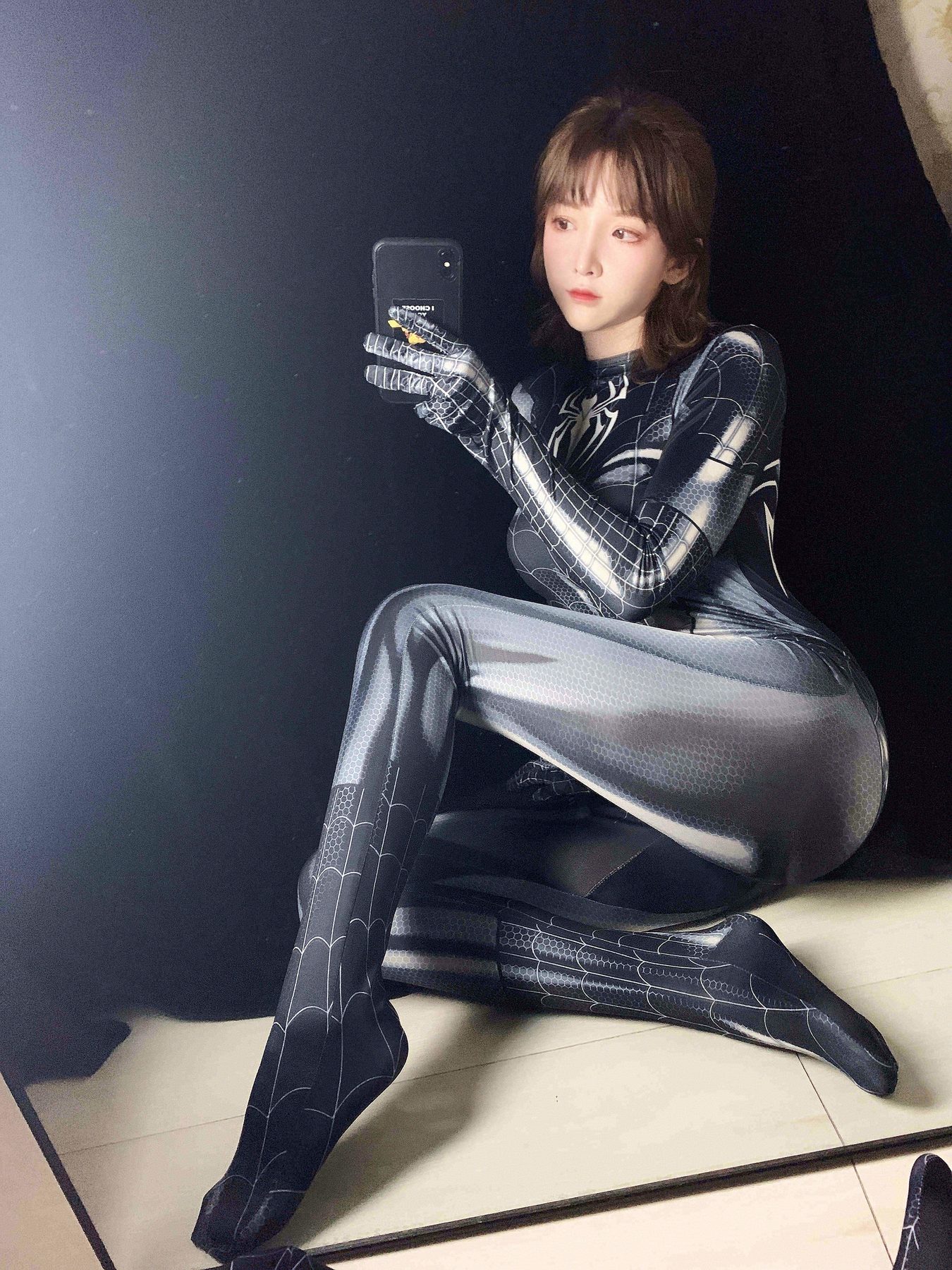 一小央泽 黑蜘蛛 COS写真