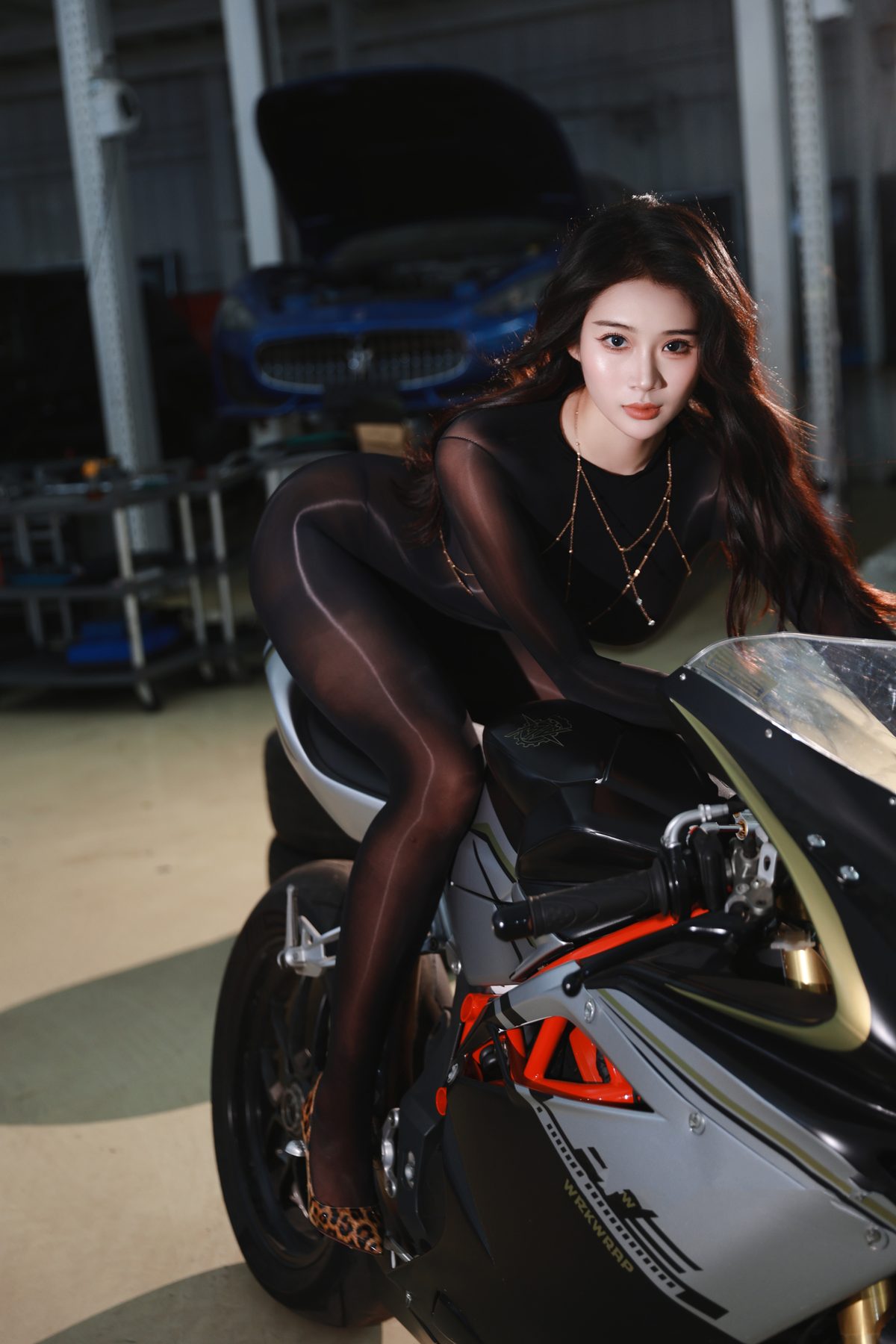 南乔 机车女郎 COS写真
