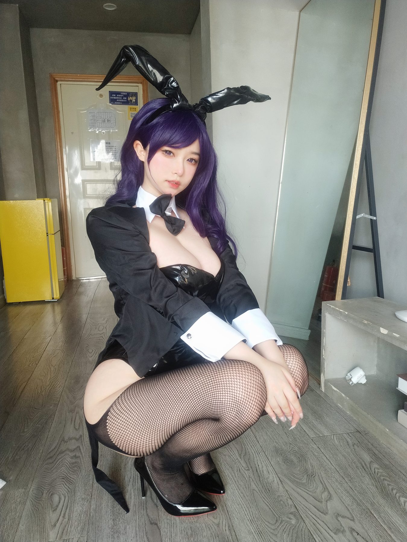 女主K 喜多川海梦兔女郎 COS写真