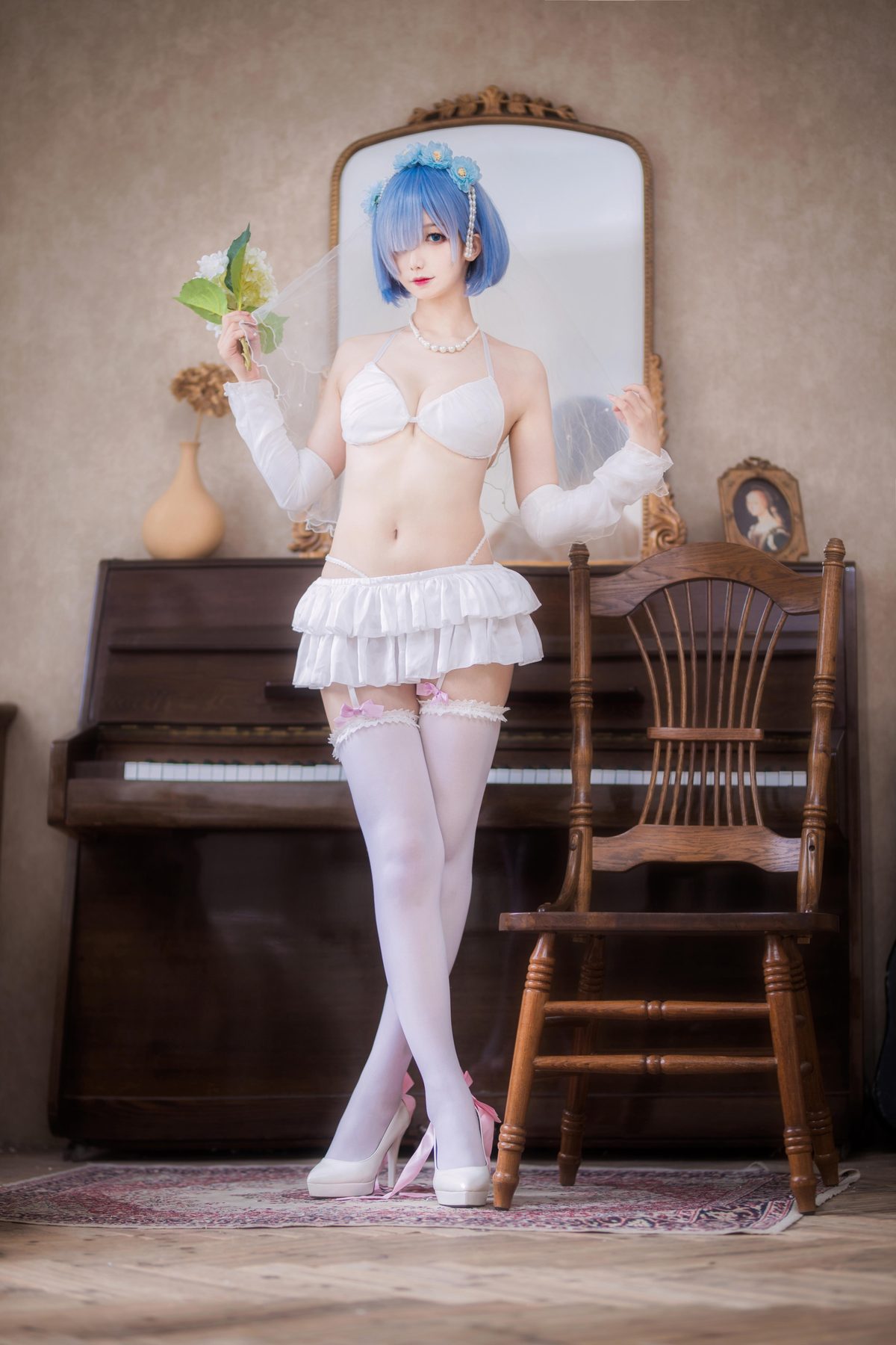 封疆疆v 蕾姆花嫁 COS写真