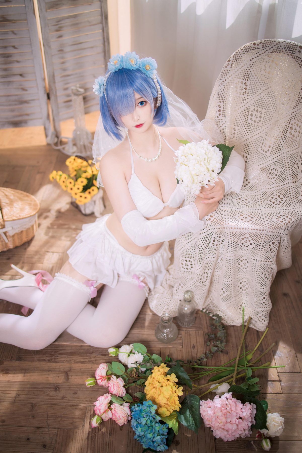 封疆疆v 蕾姆花嫁 COS写真