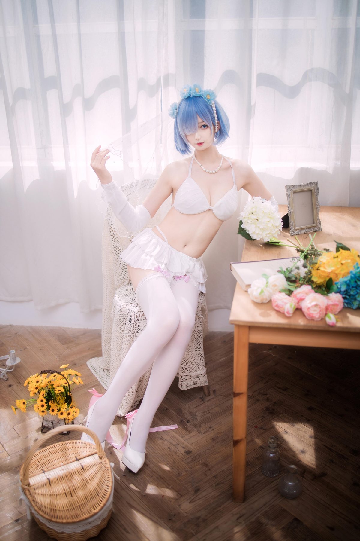 封疆疆v 蕾姆花嫁 COS写真