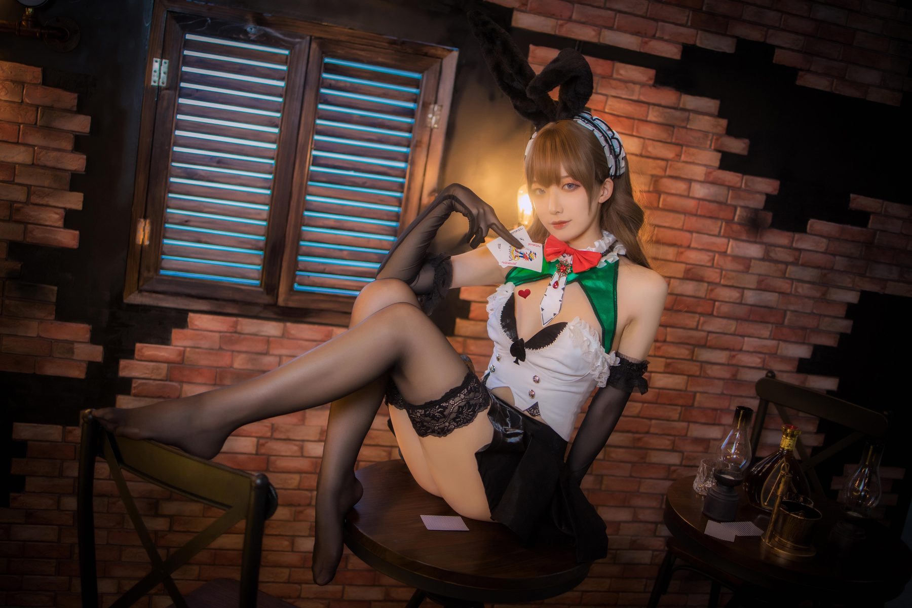 封疆疆v cosplay写真_碧蓝航线x死或生莫妮卡女郎合集 | 封疆疆v COS莫妮卡全套图包 [31P-227M]