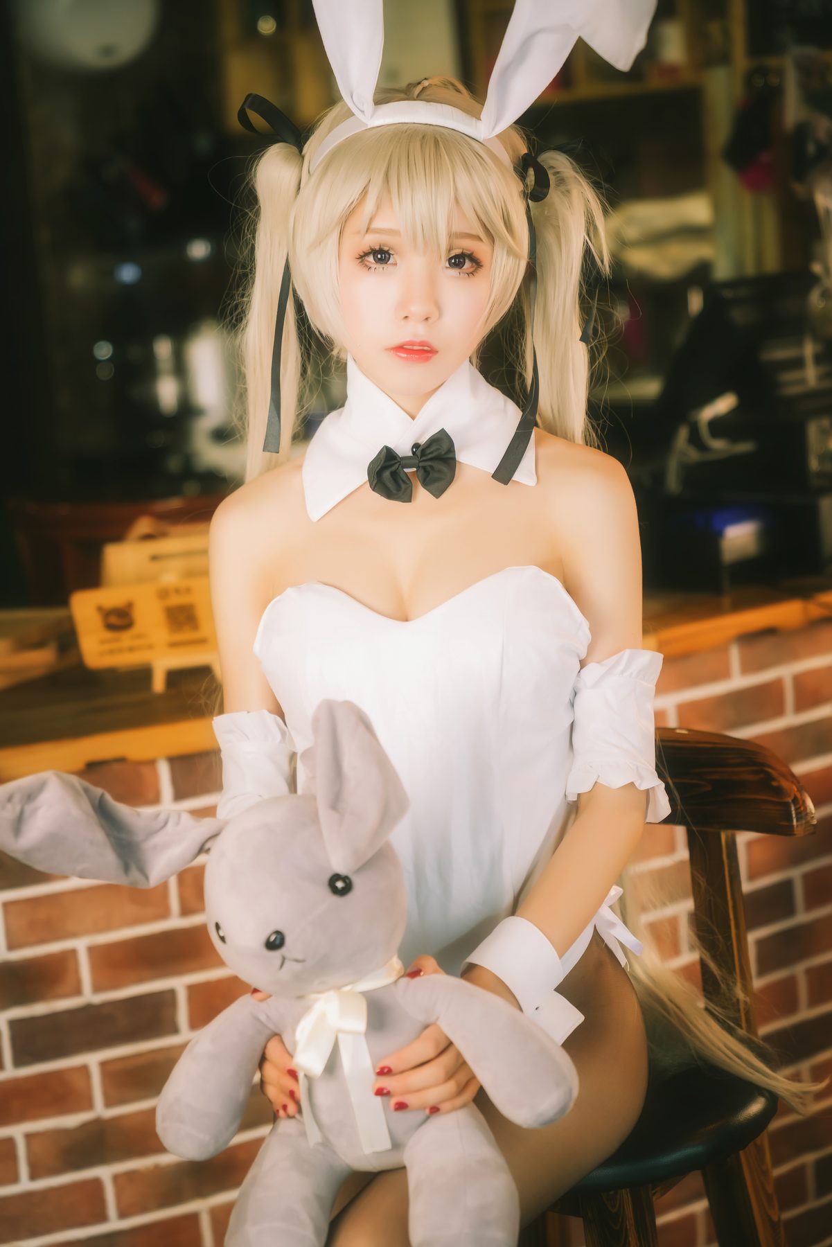 水淼Aqua 穹妹兔女郎 COS写真
