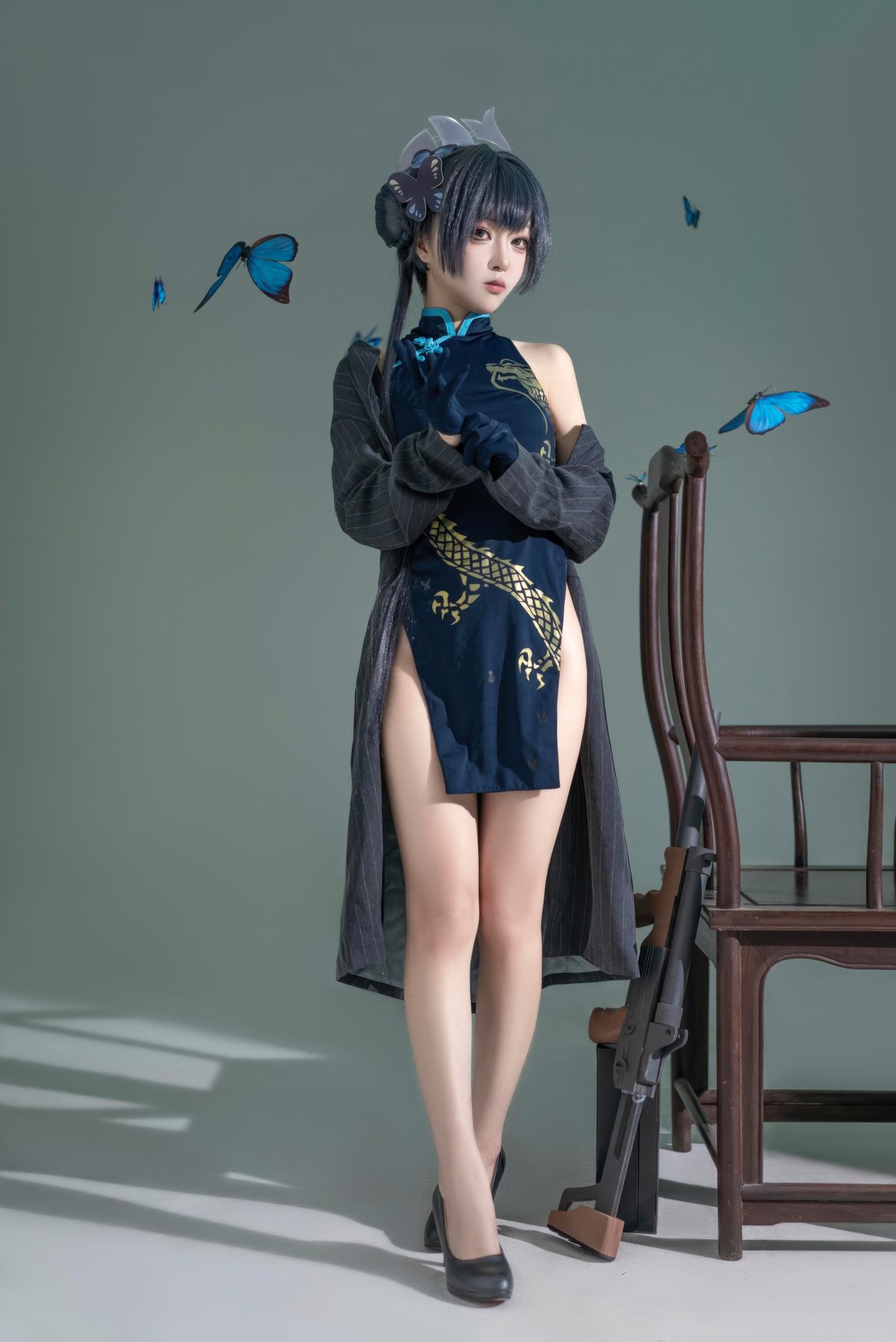 矢量鱼 蔚蓝档案 龙华妃咲 COS写真