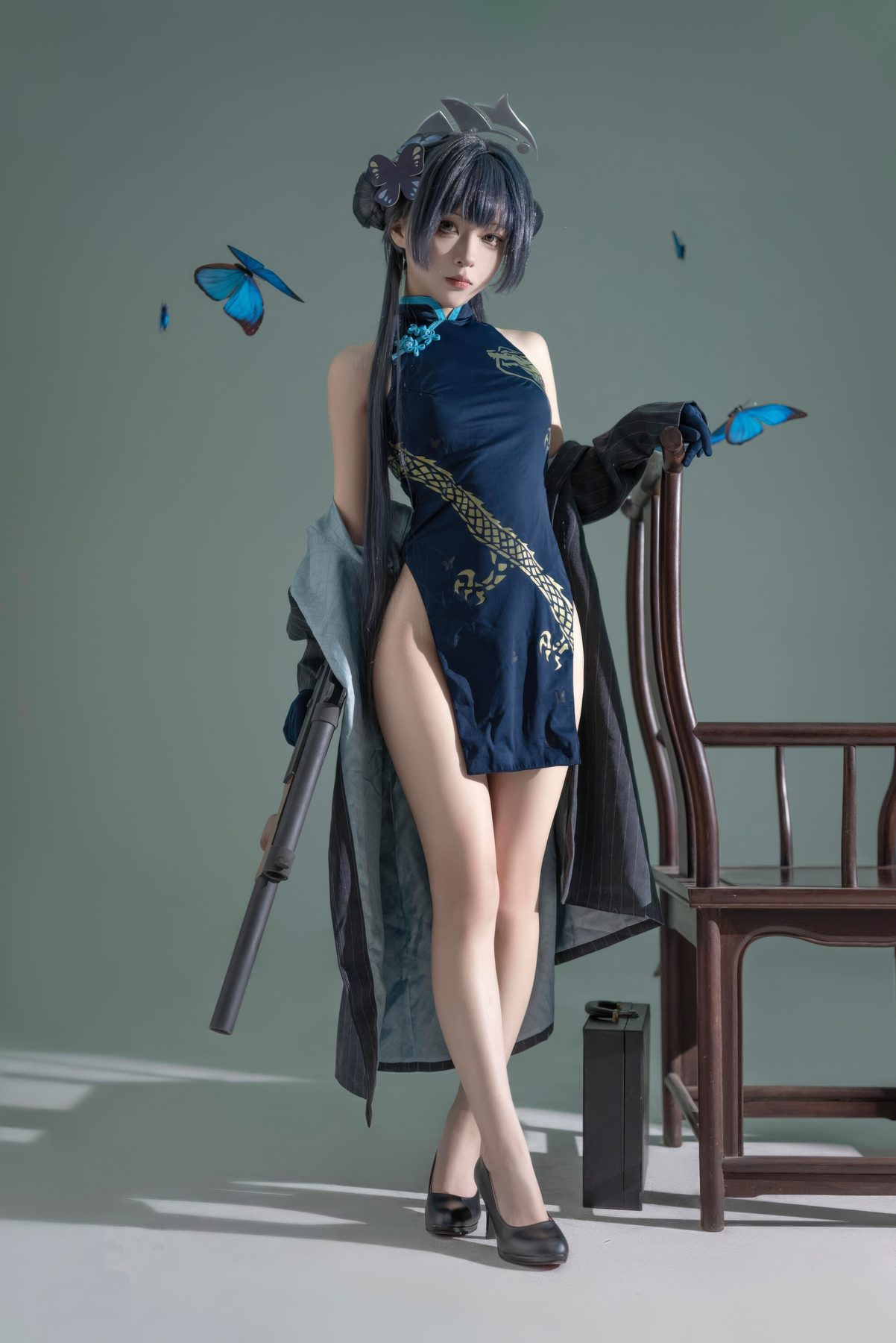 矢量鱼 蔚蓝档案 龙华妃咲 COS写真