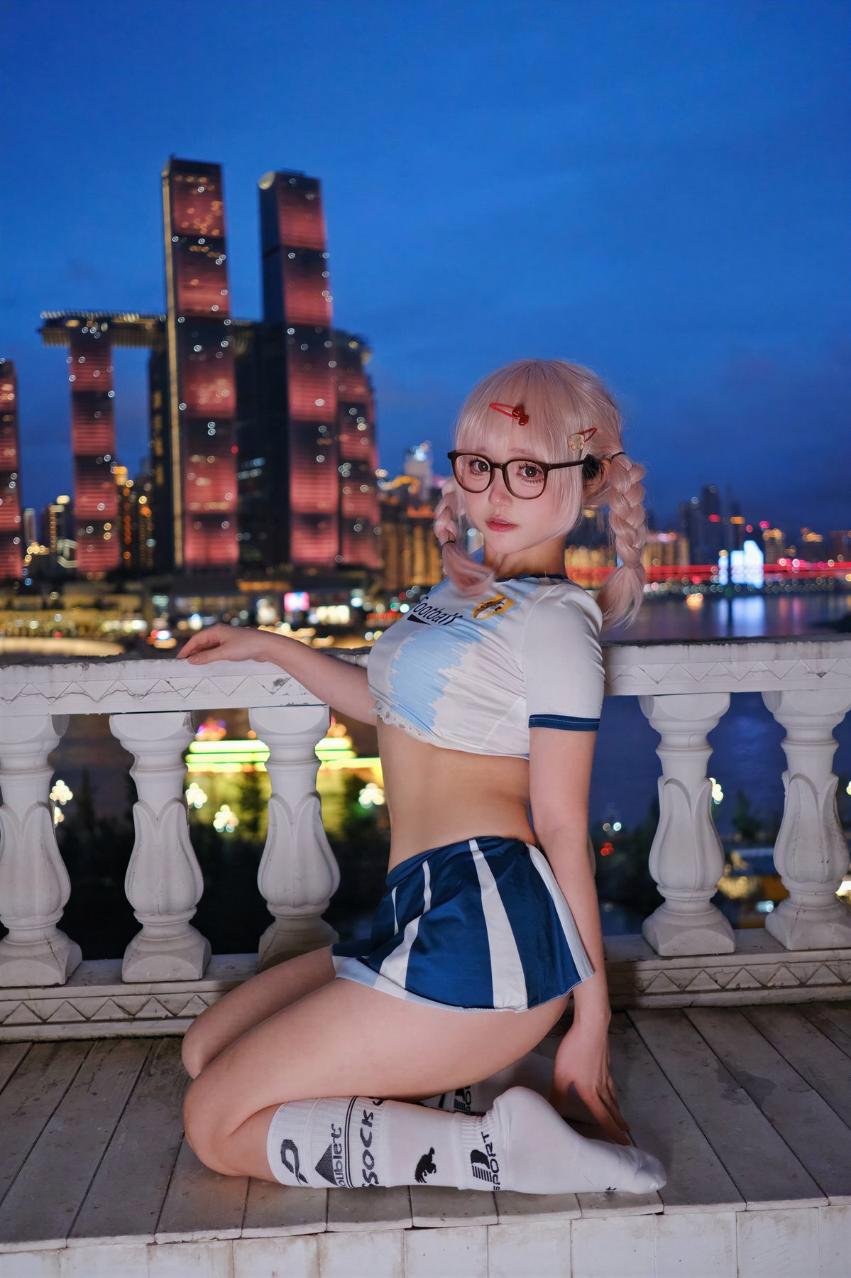 神沢永莉 一起为你加油世界杯 COS写真