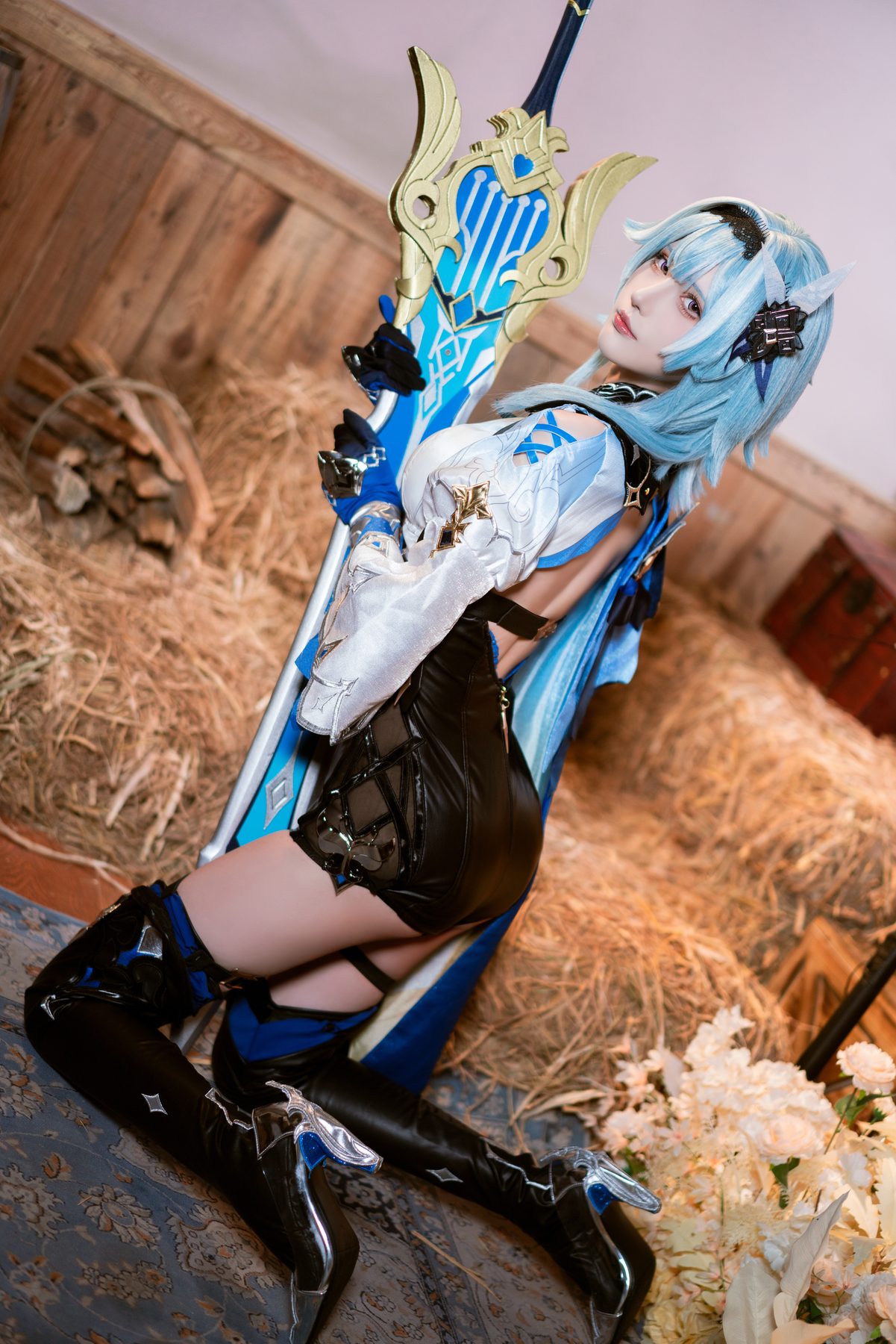 花兮 cosplay写真_原神优菈合集 | 花兮 COS优菈全套图包 [16P-479MB]