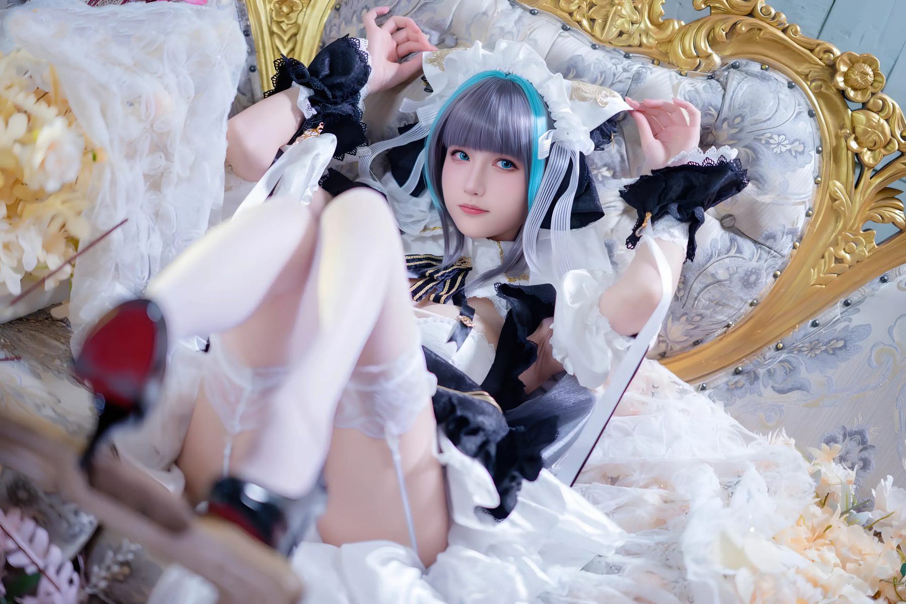 花兮 honoka 碧蓝航线 柴郡 原皮 COS写真