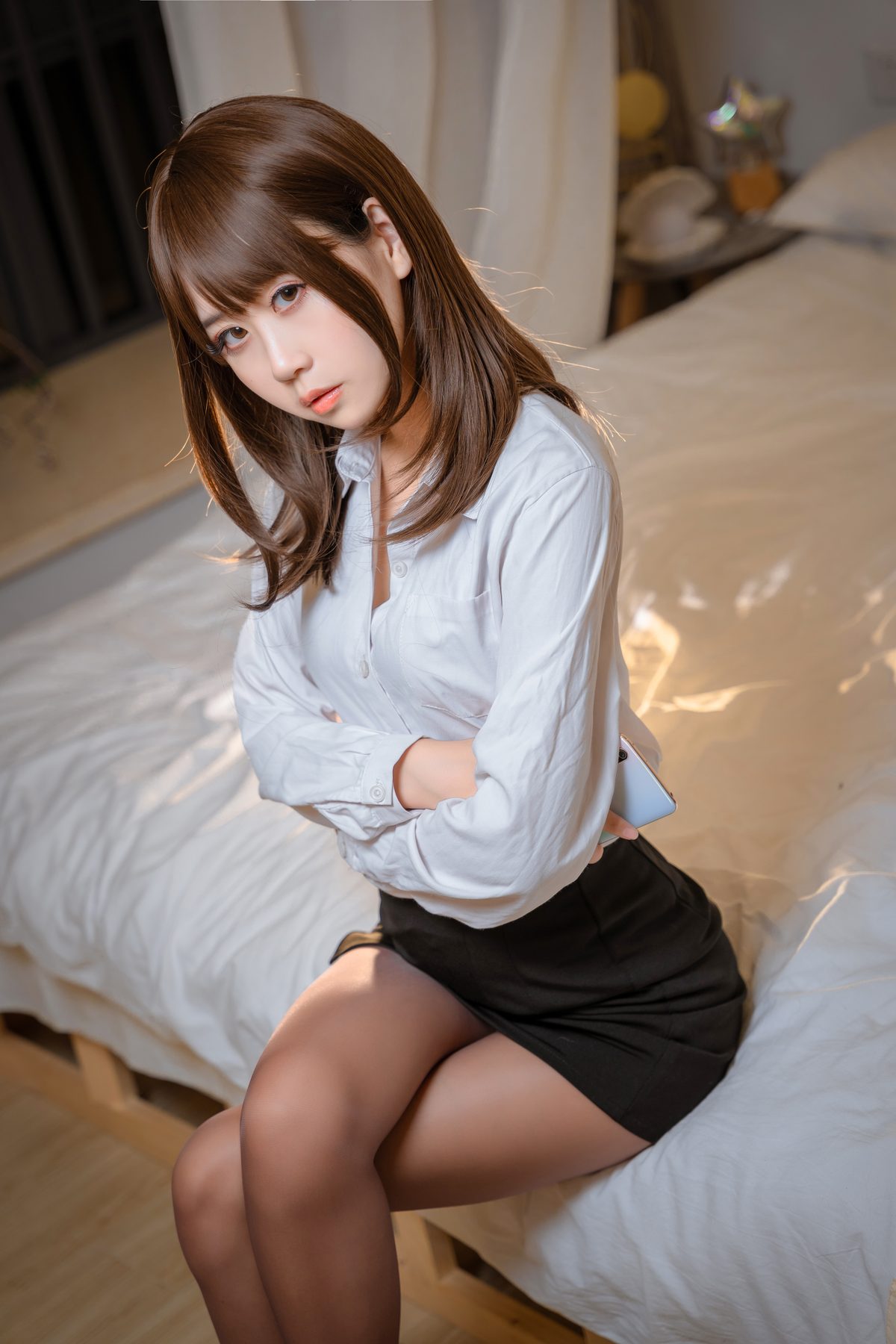萌芽儿o0 开裆丝袜OL COS写真