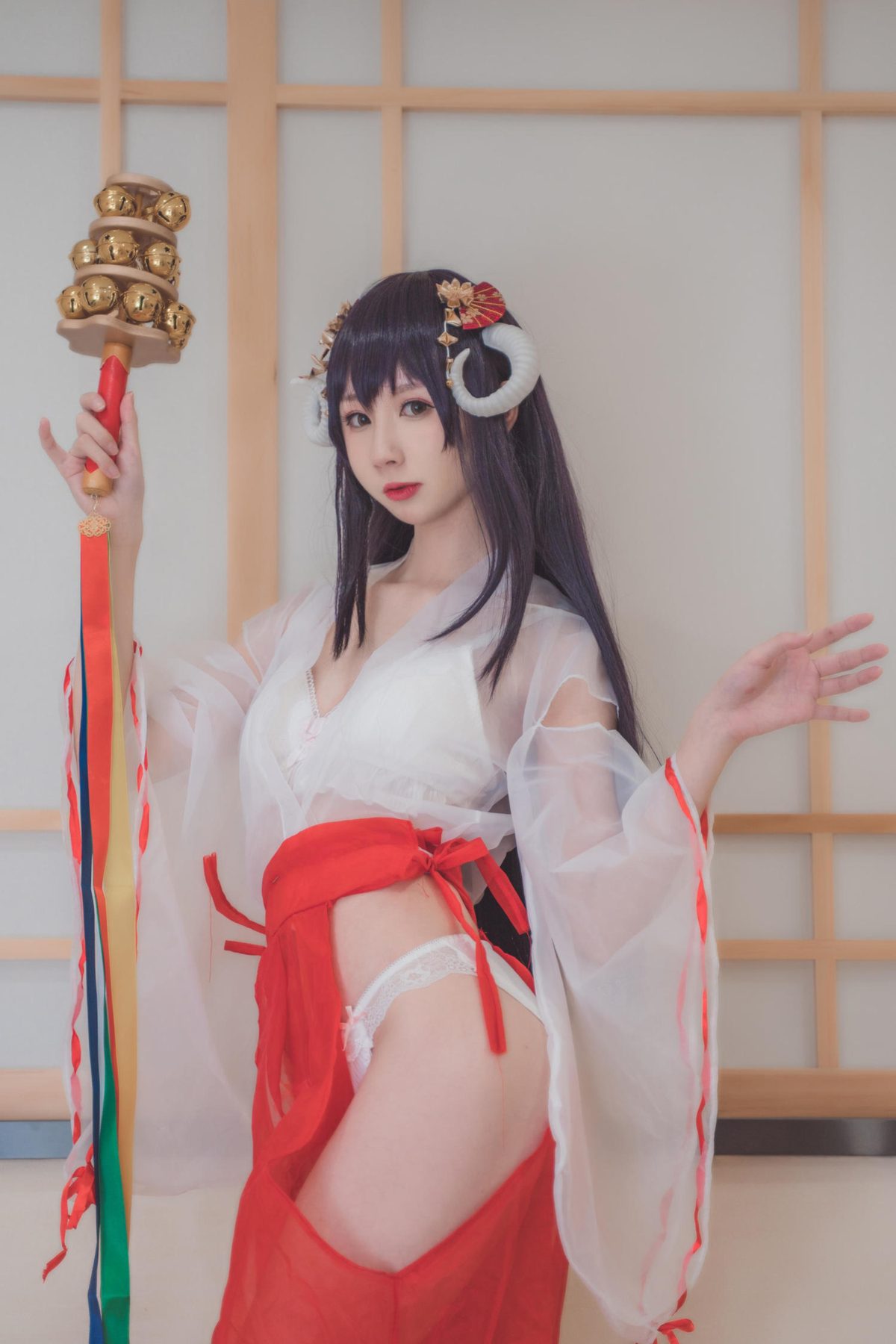 西园寺南歌 巫女本3套 COS写真