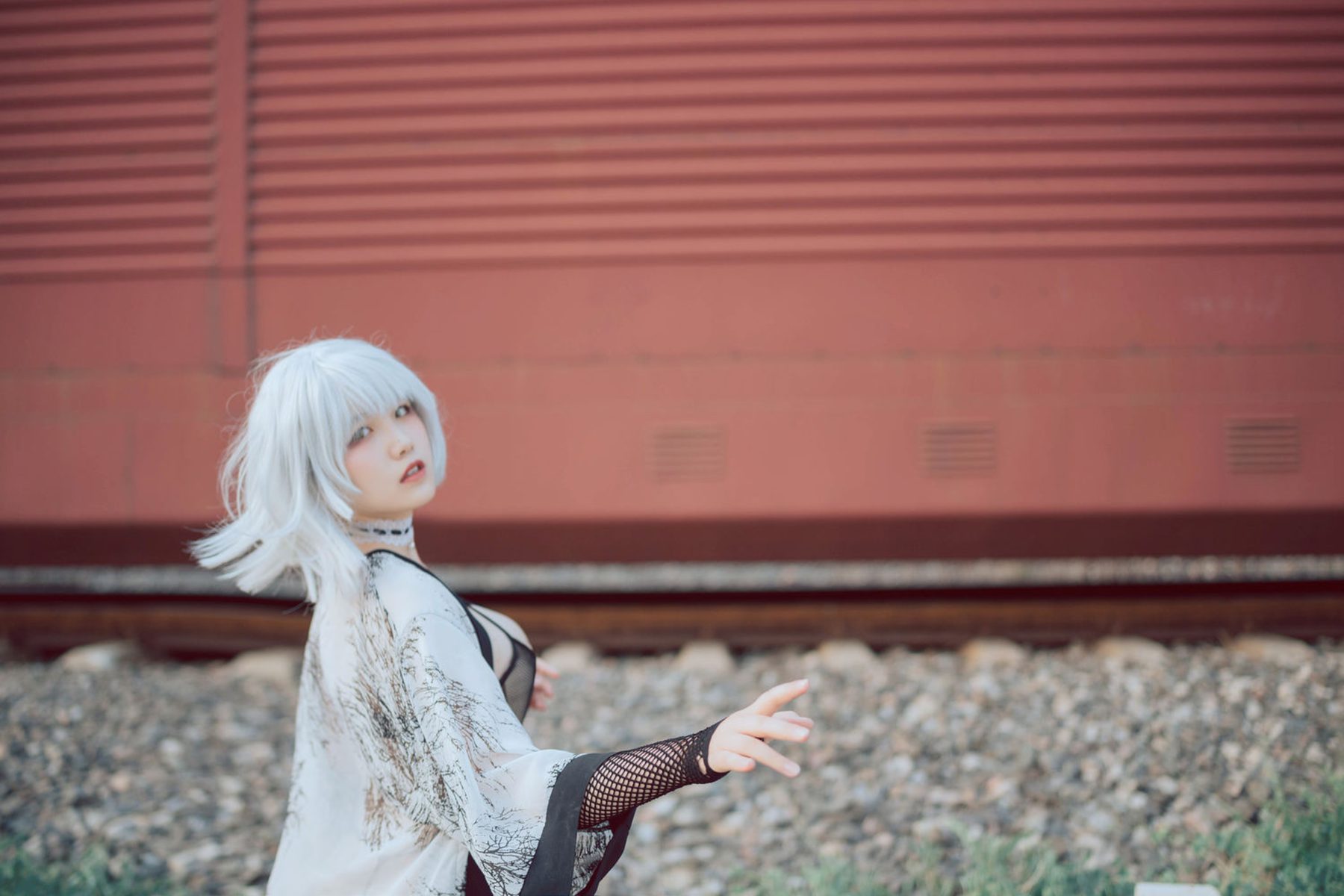阿半今天很开心 cosplay写真_铁道上的忍者合集 | 阿半今天很开心 COS铁道上的忍者全套图包 [27P-401MB]