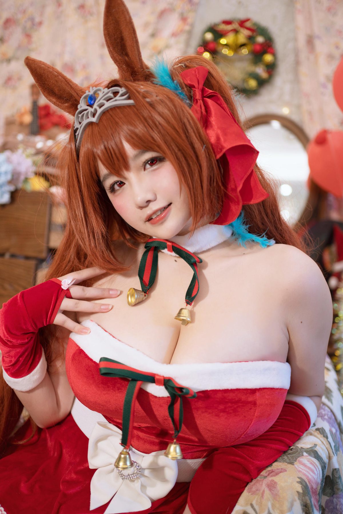 阿半今天很开心 cosplay写真_赛马娘大和赤骥绯红的星落之夜合集 | 阿半今天很开心 COS大和赤骥全套图包 [48P-983MB]
