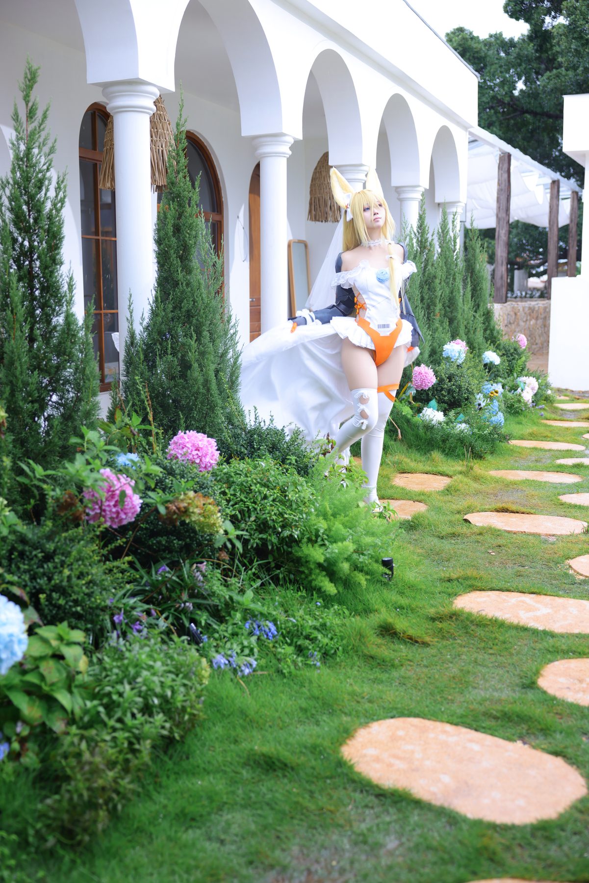 G44不会受伤 少女前线 G41·挚诚花语 COS写真