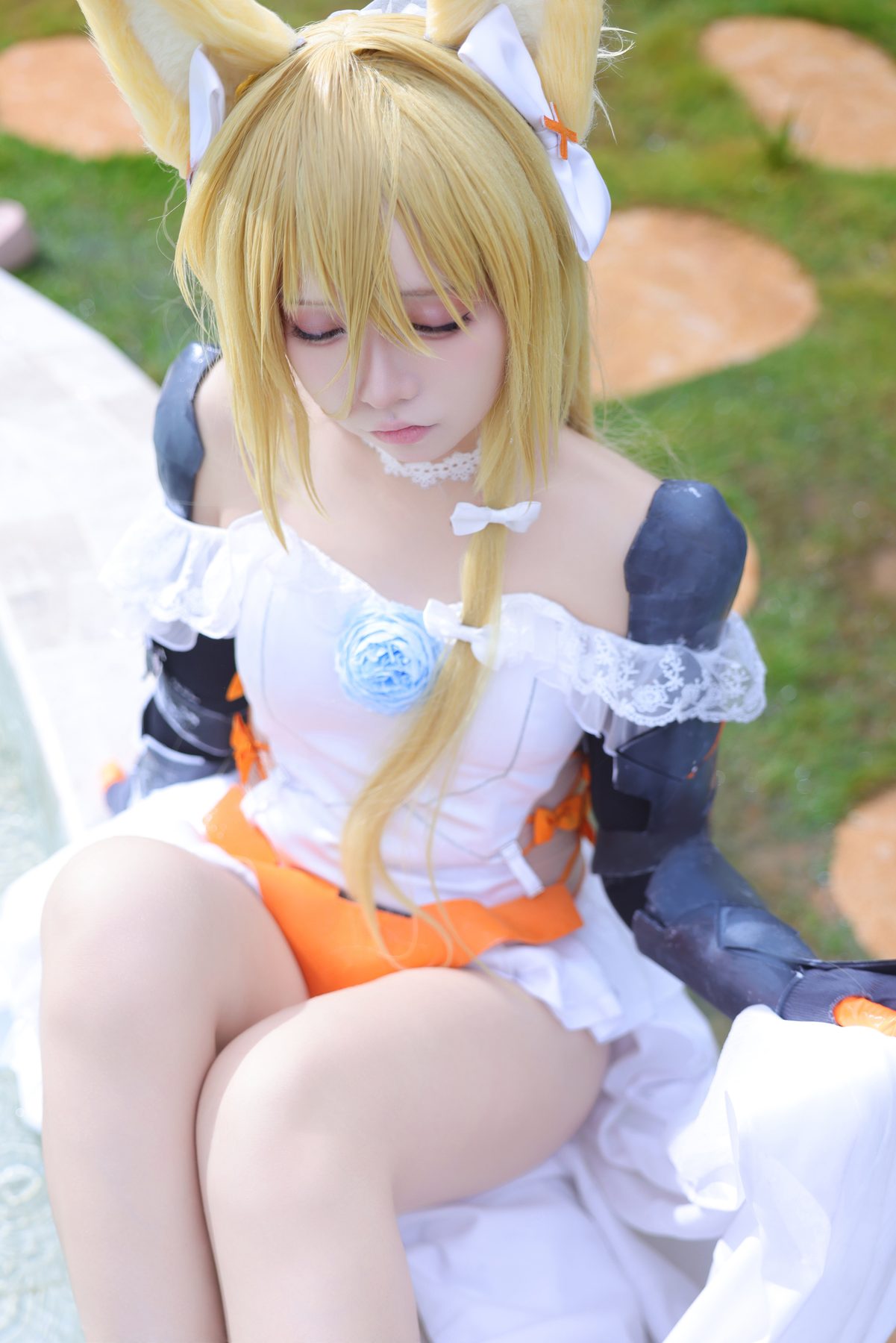 G44不会受伤 少女前线 G41·挚诚花语 COS写真