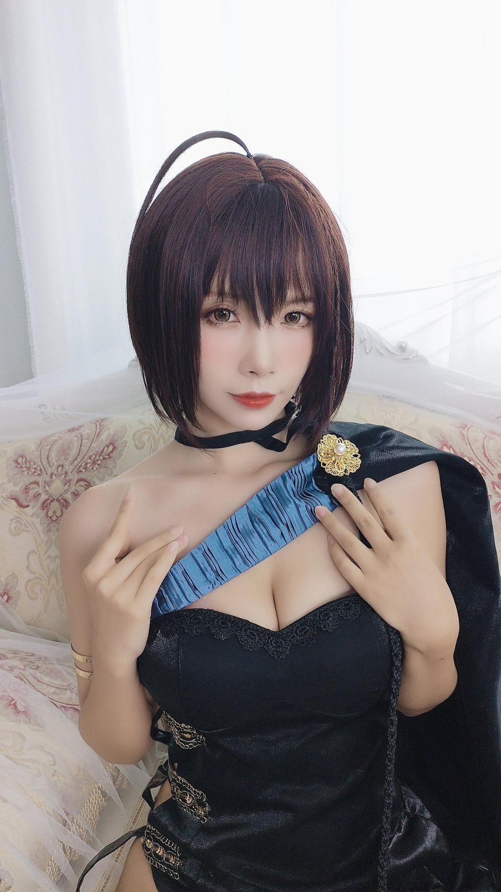 Neko薇薇 巴尔的摩礼服 COS写真