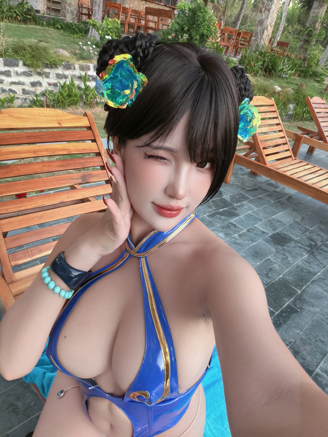 Puy Puy cosplay写真_春丽 Chun li 合集 | Puy Puy COS春丽全套图包 [103P]