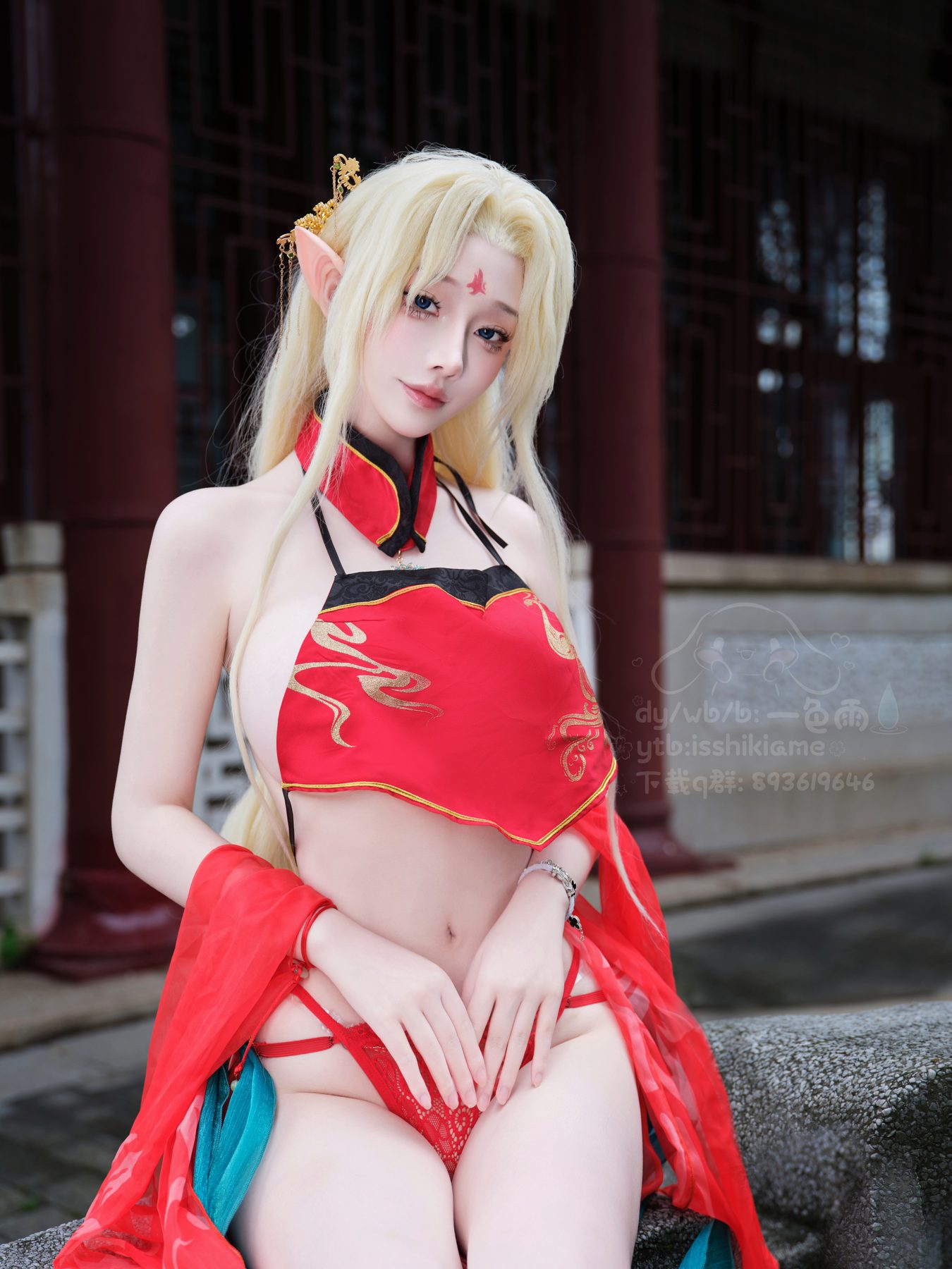 一色雨 Azur Lane Brest COS写真