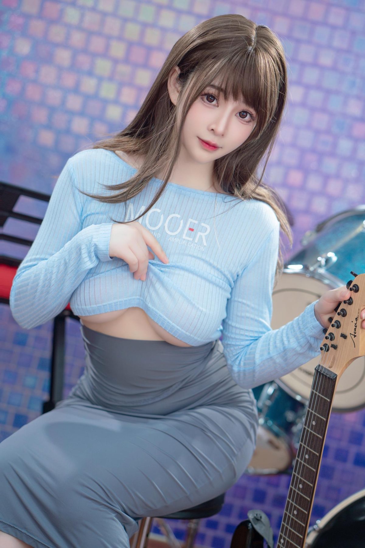 叉子宝宝 吉他妹妹 COS写真