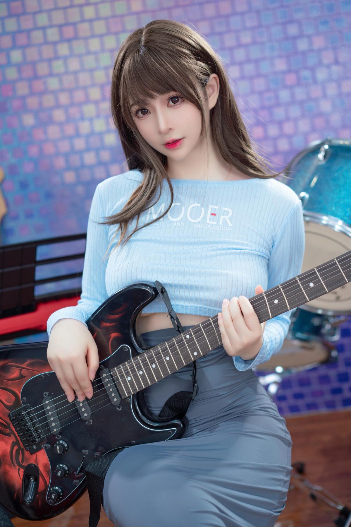 叉子宝宝 吉他妹妹 COS写真