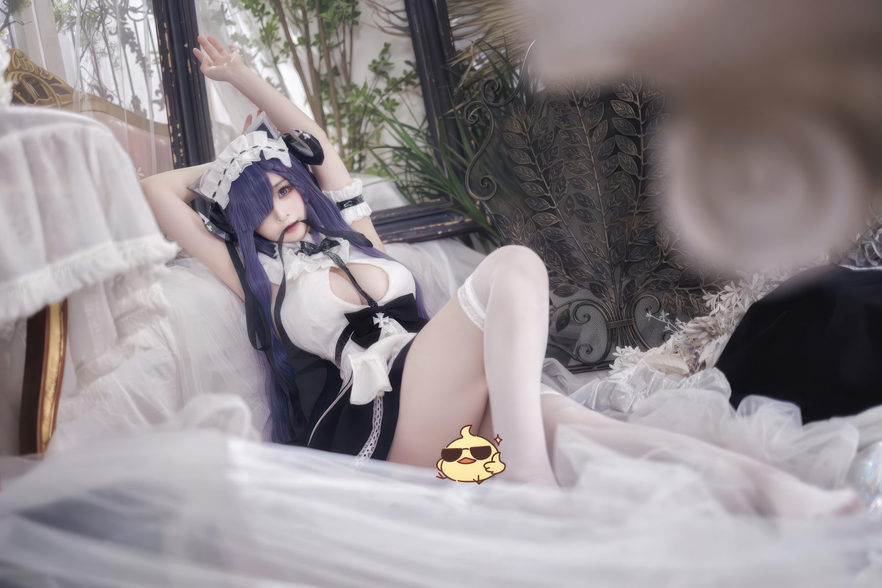 叉子宝宝 舰长图 碧蓝航线·奥古斯特女仆 COS写真