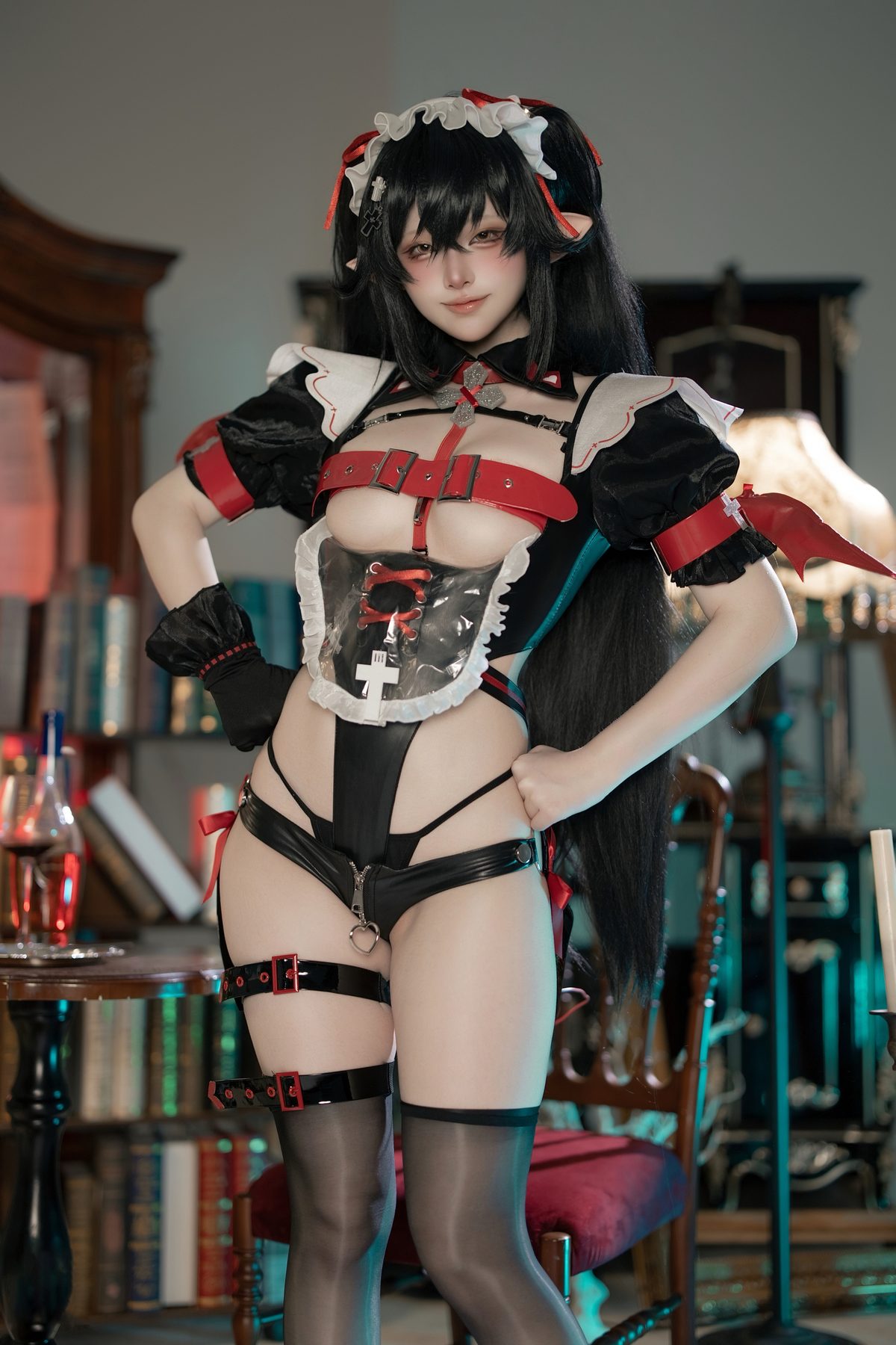 屿鱼 扎娜 恶魔女仆同人 COS写真