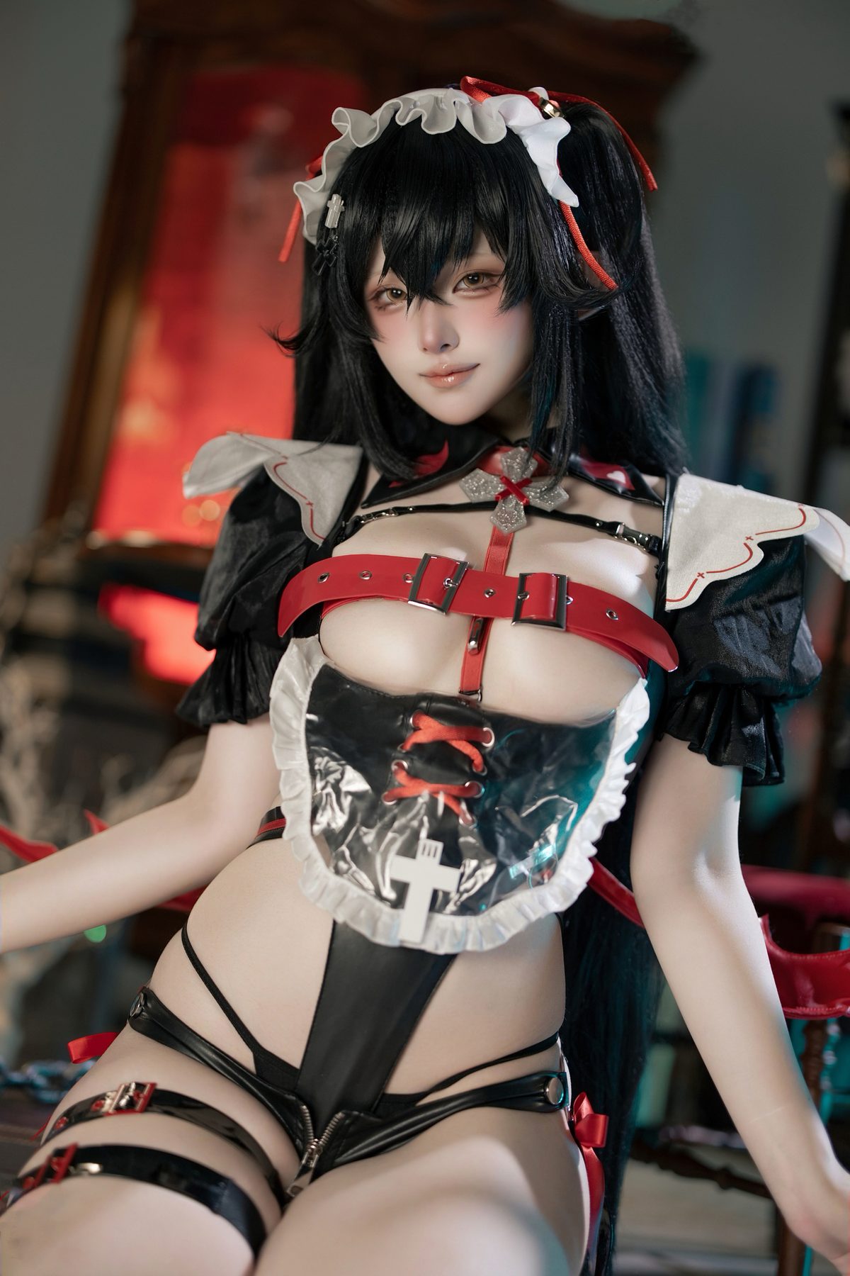 屿鱼 扎娜 恶魔女仆同人 COS写真