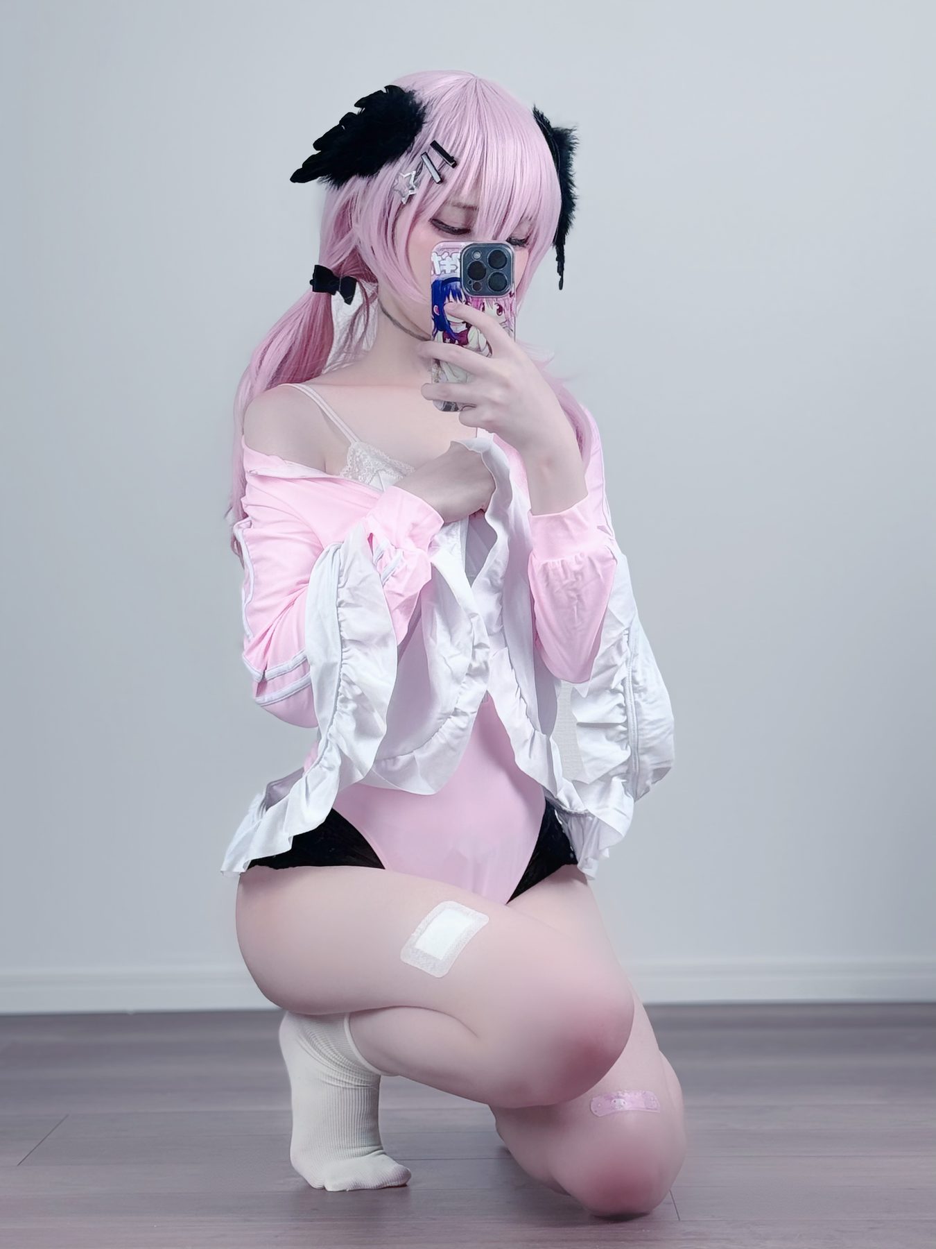 幼愛Youmeko 蔚蓝档案 下江小春 体操服 COS写真