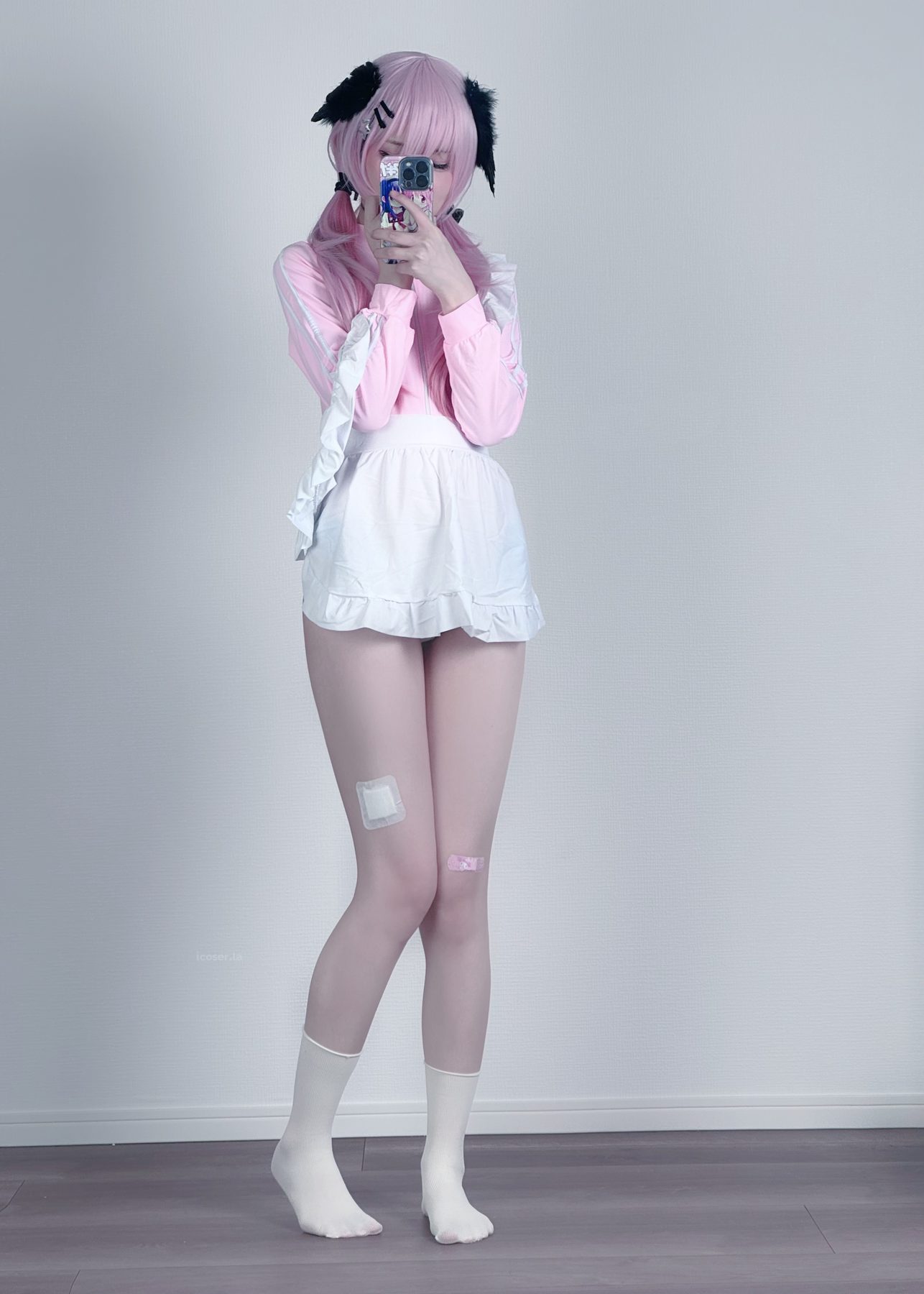 幼愛Youmeko 蔚蓝档案 下江小春 体操服 COS写真