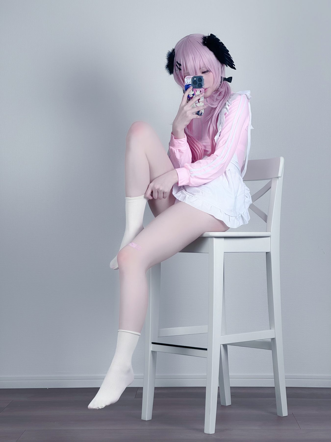幼愛Youmeko 蔚蓝档案 下江小春 体操服 COS写真