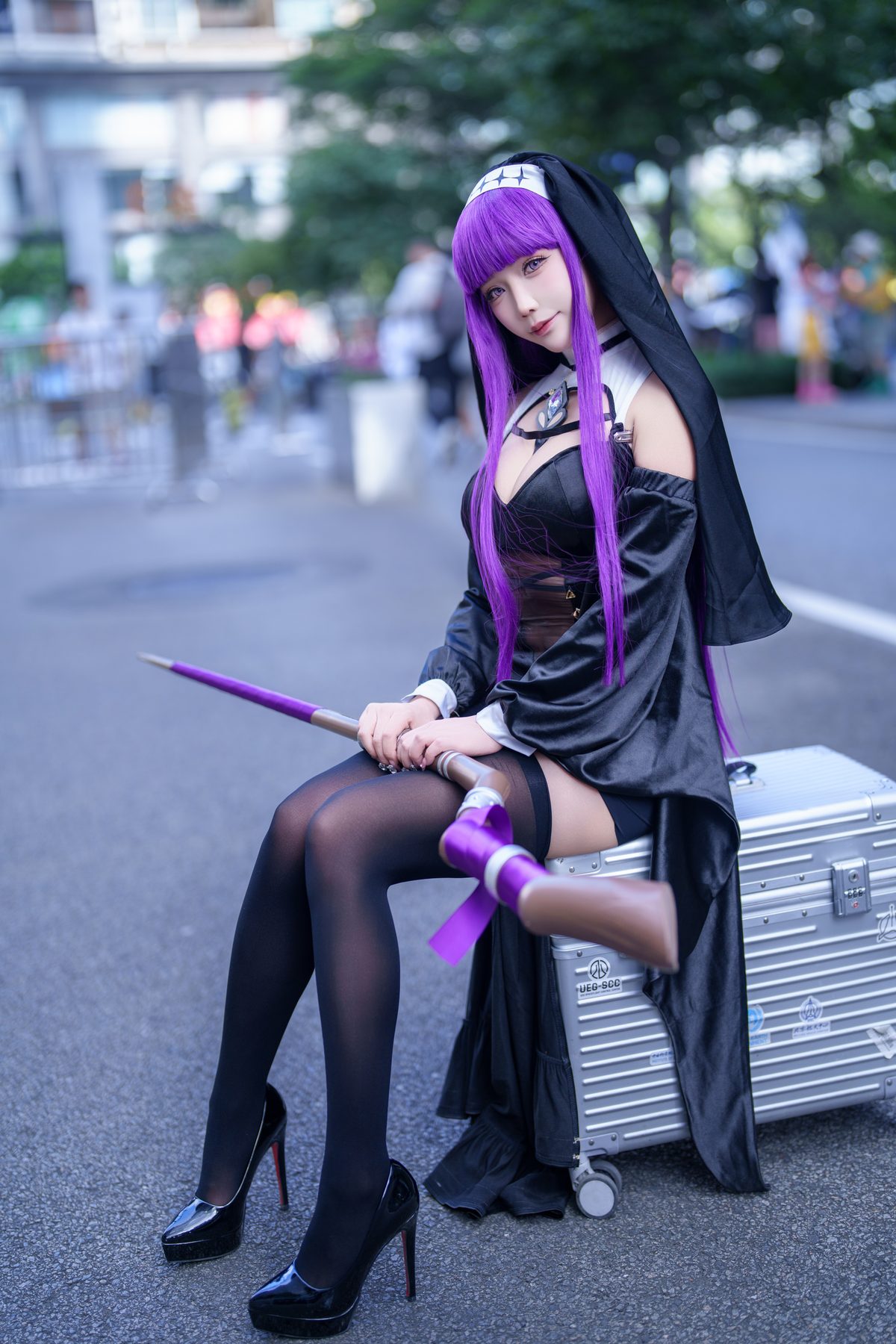 抱走莫子aa 葬送的芙莉莲 菲伦修女 COS写真