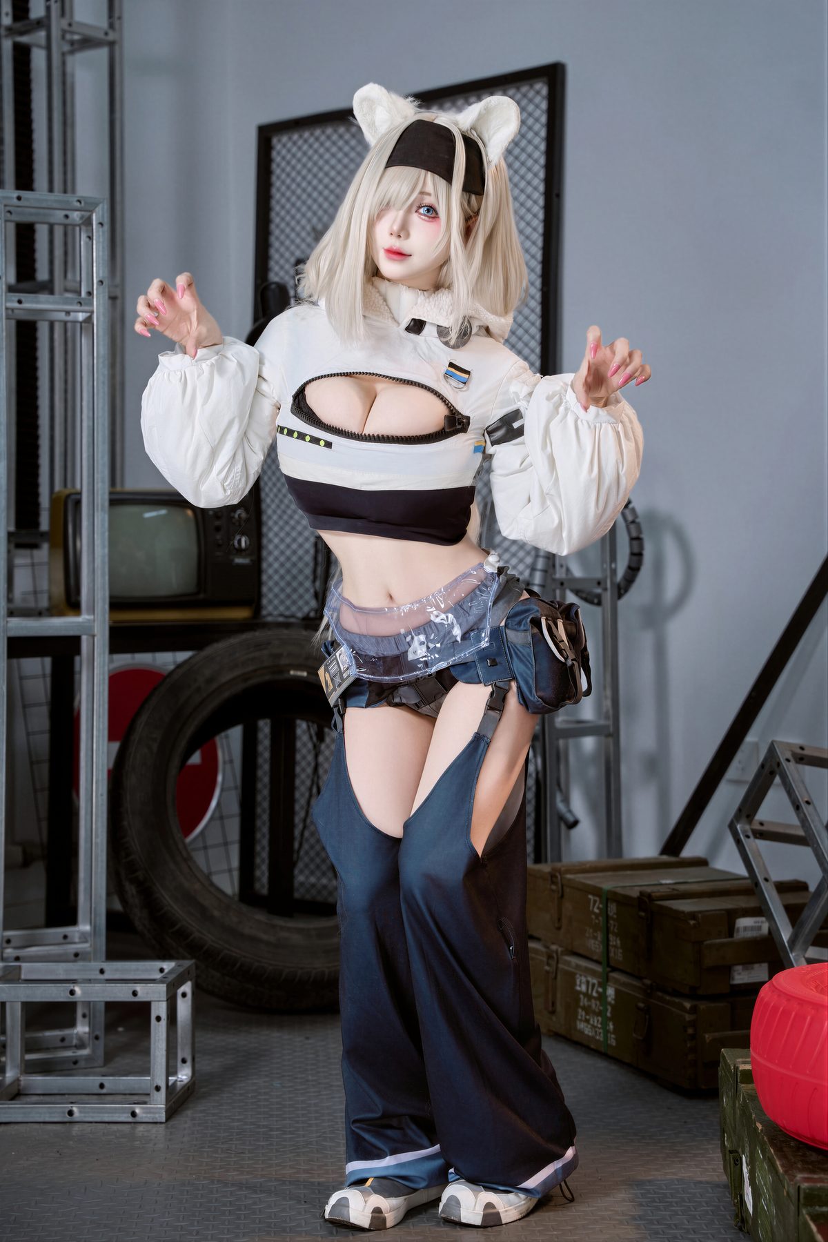 末夜787 明日方舟 极光 COS写真