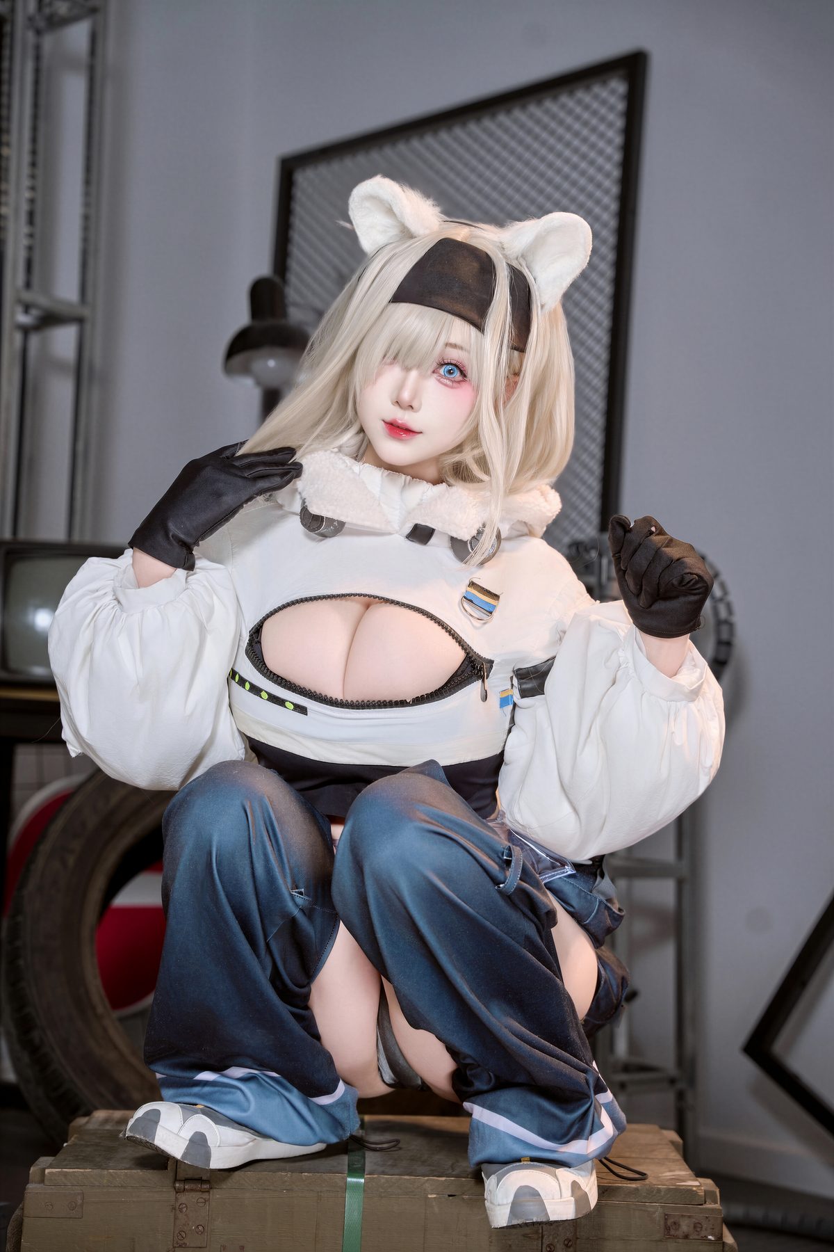 末夜787 明日方舟 极光 COS写真