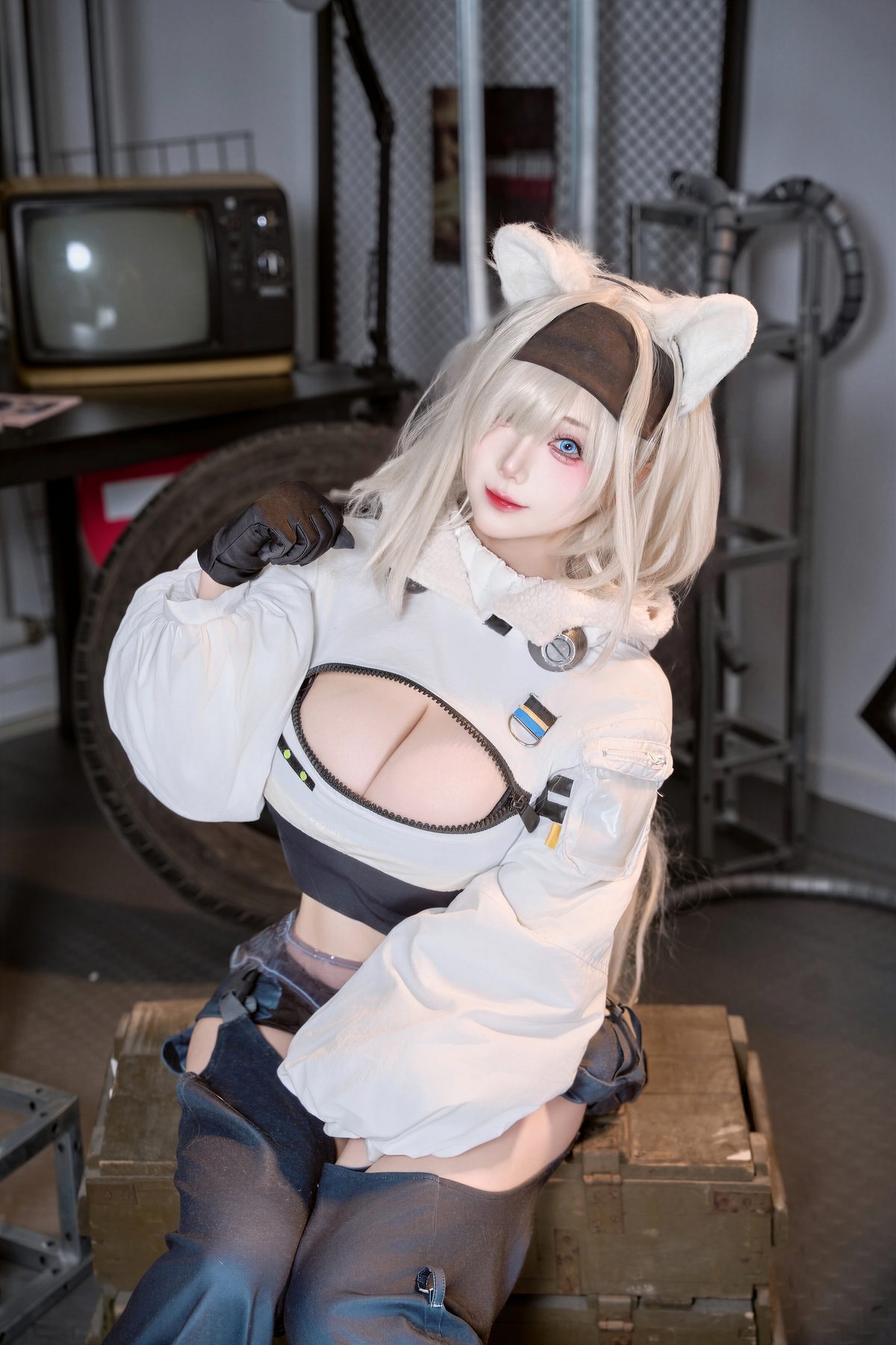 末夜787 明日方舟 极光 COS写真