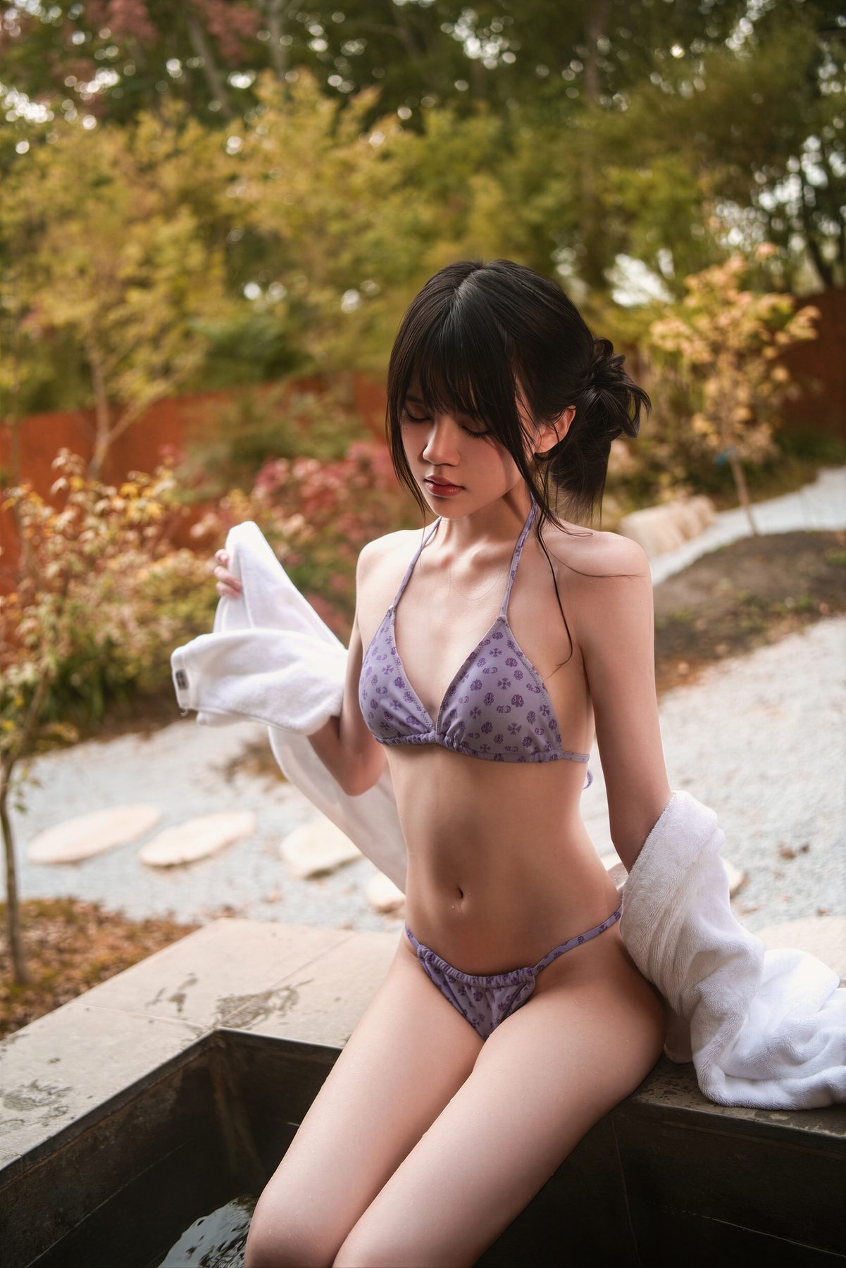 桜桃喵 紫色韵味 COS写真