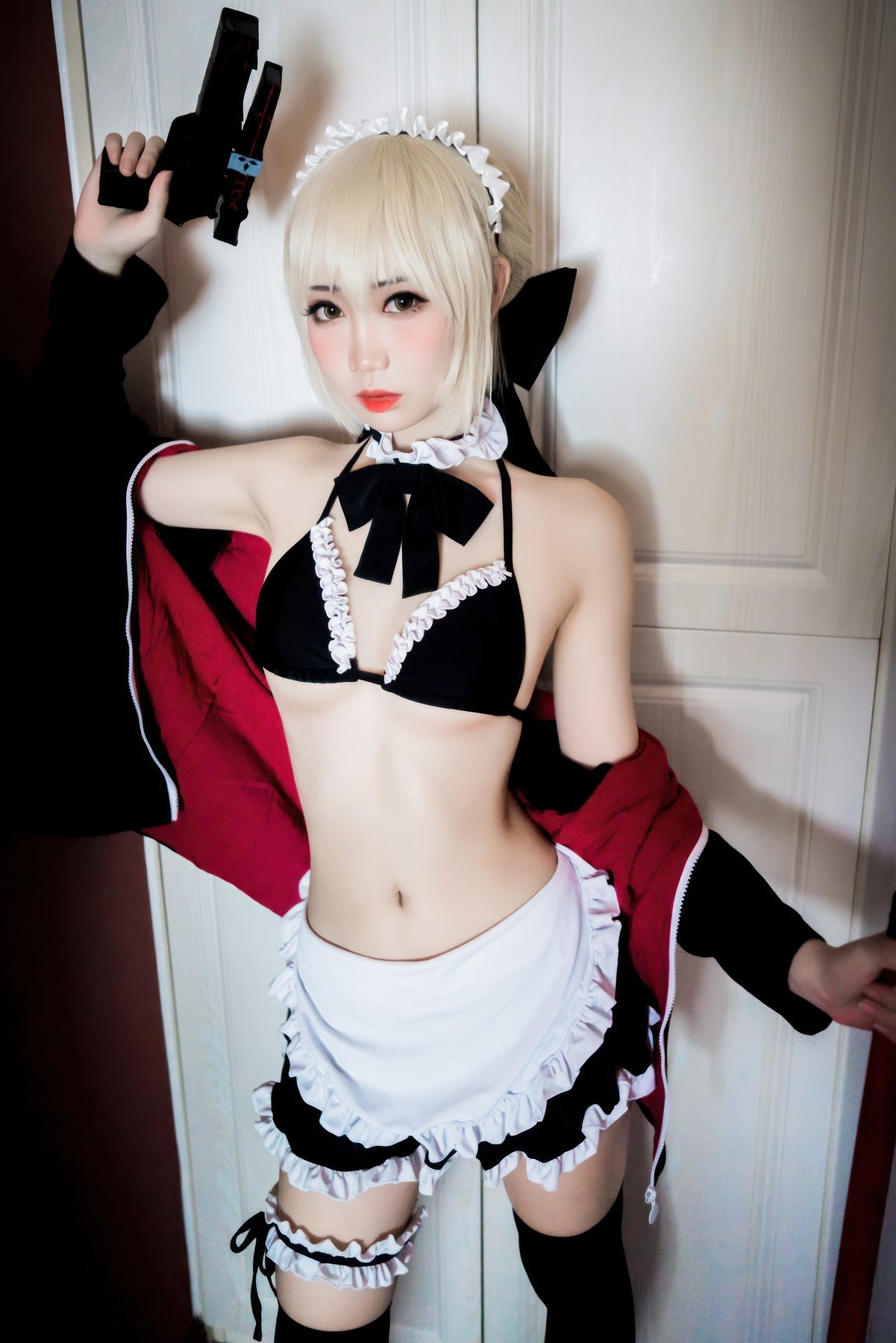 焖焖碳 FGO 黑呆女仆 COS写真