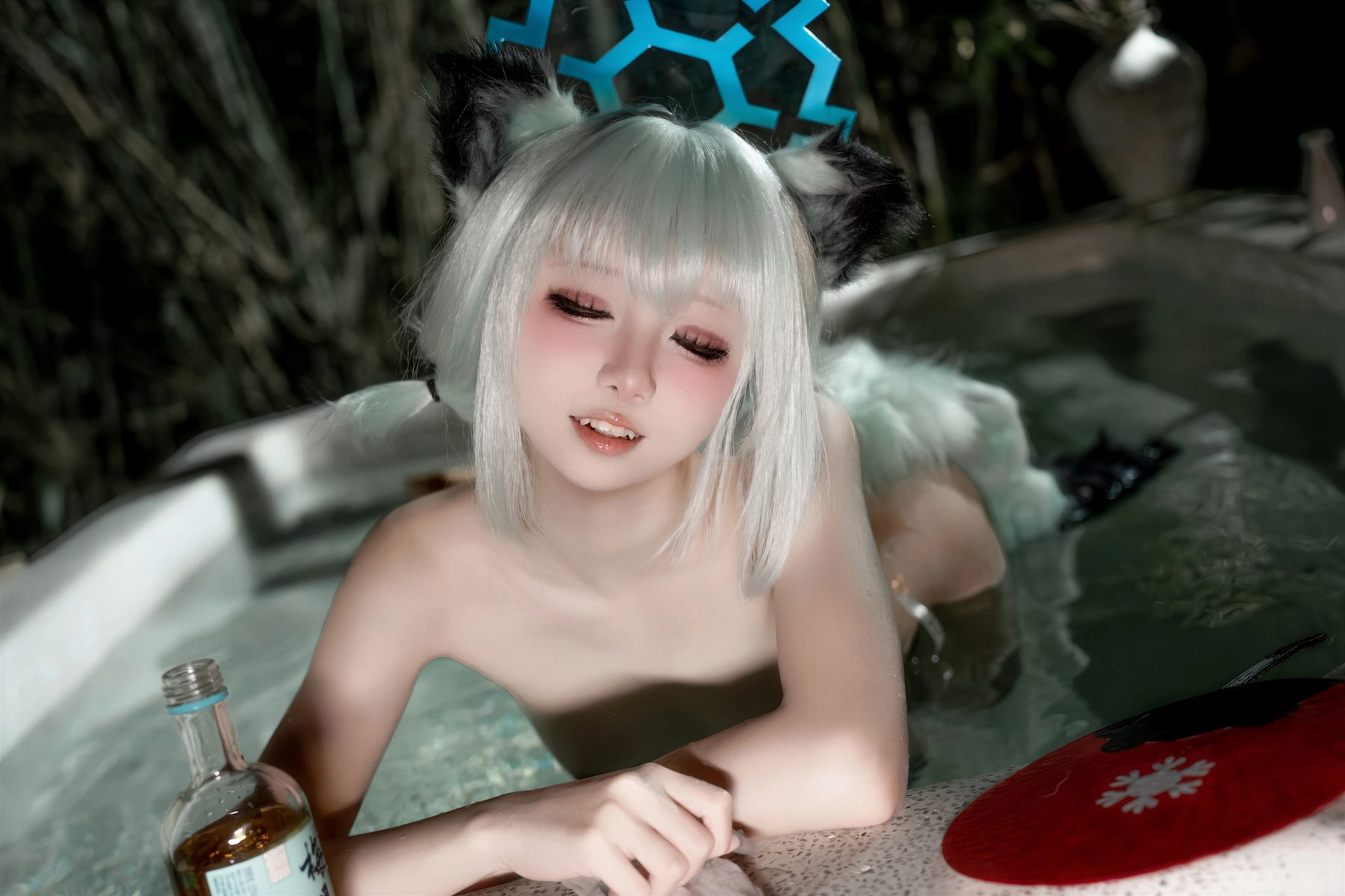 纸悦Etsu ko 蔚蓝档案 时雨温泉 COS写真