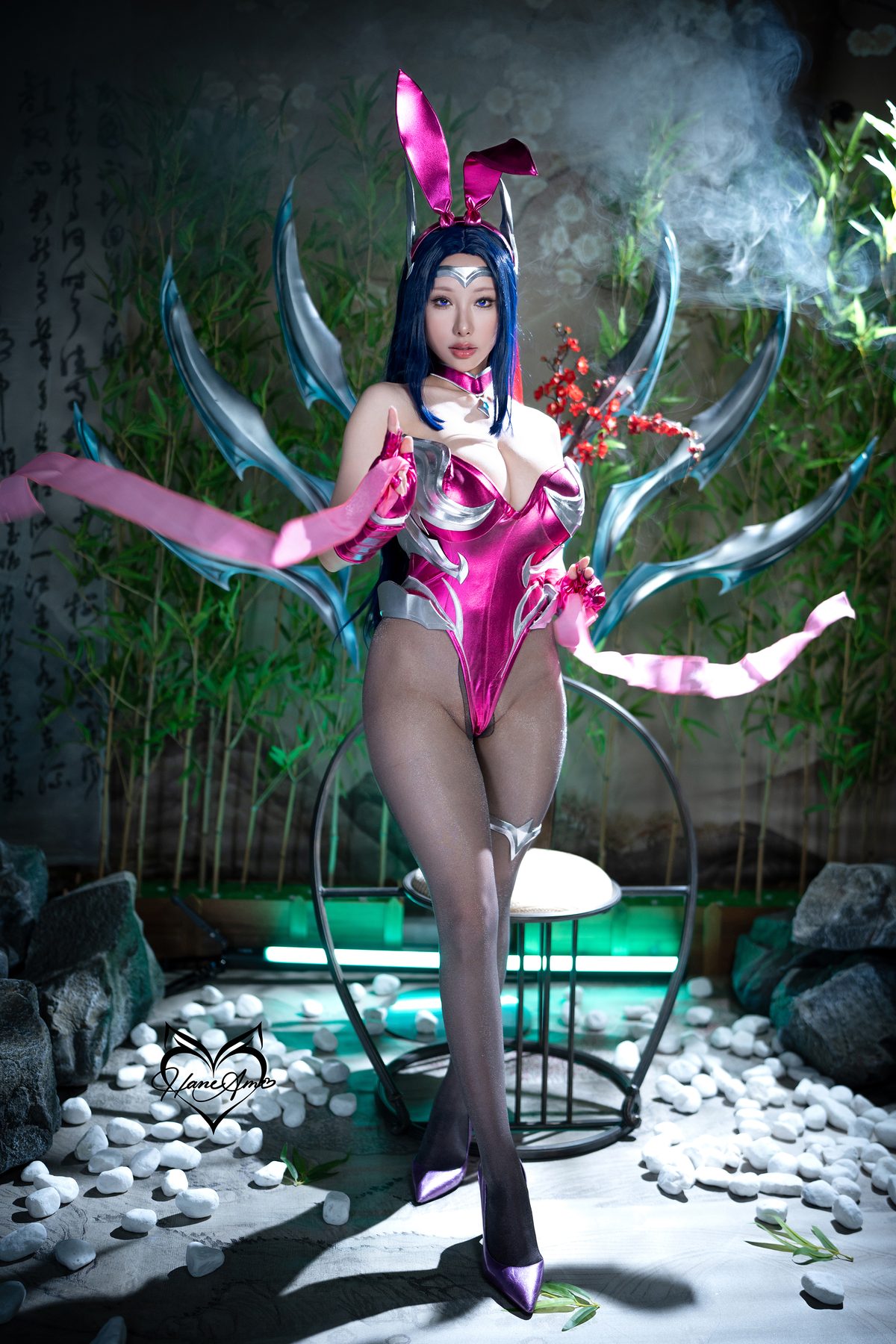 雨波 HaneAme 2026年07月订阅 LOL 伊瑞莉雅 兔女郎 COS写真