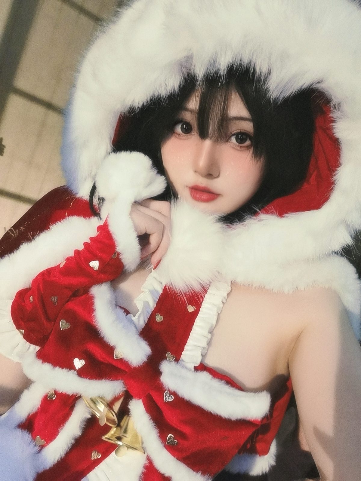 Natsuko夏夏子 圣诞雪精灵 COS写真