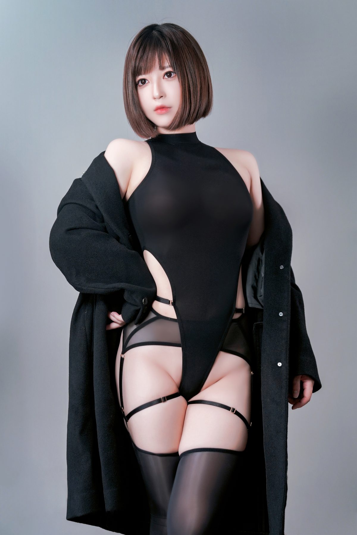 半半子 今日は黑 Vol.3 COS写真
