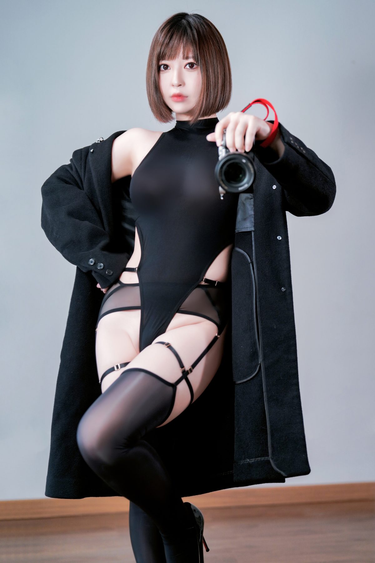 半半子 今日は黑 Vol.3 COS写真