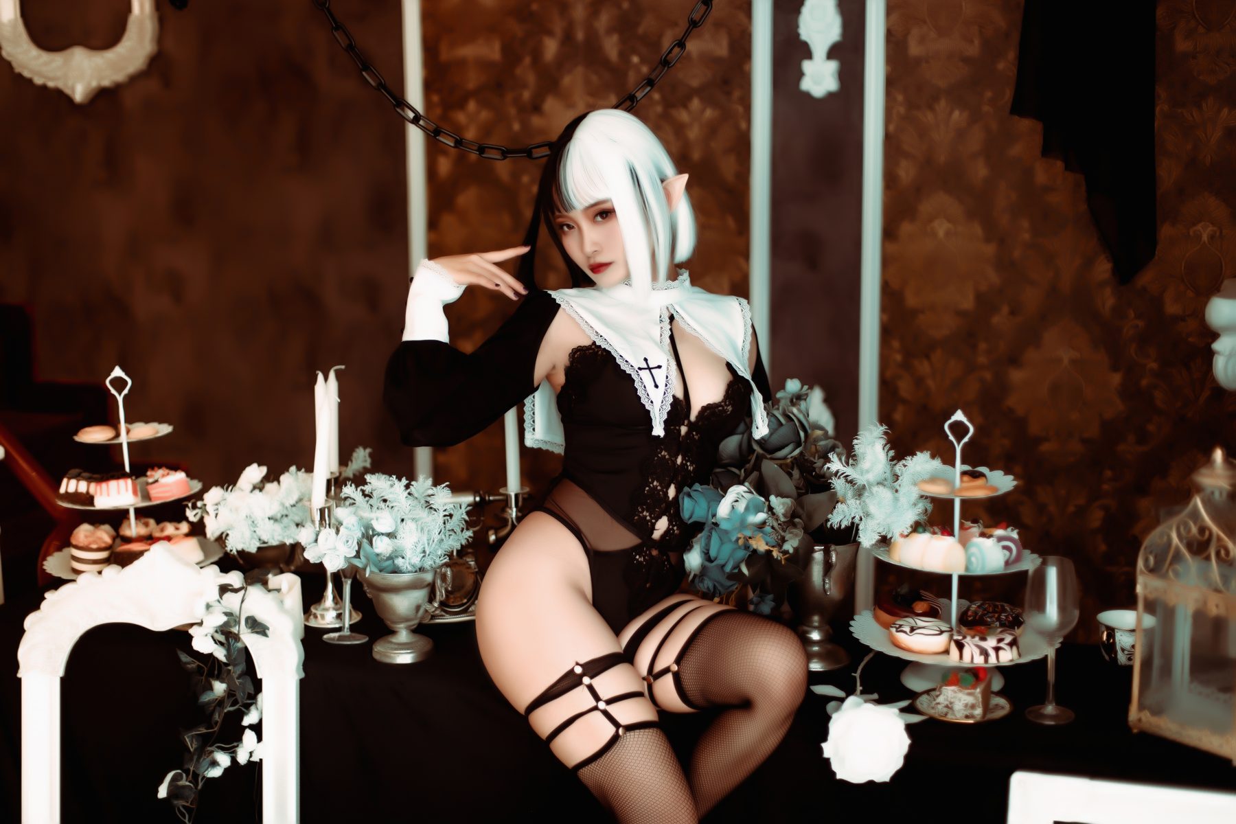 洛璃LoLiSAMA 修女 COS写真