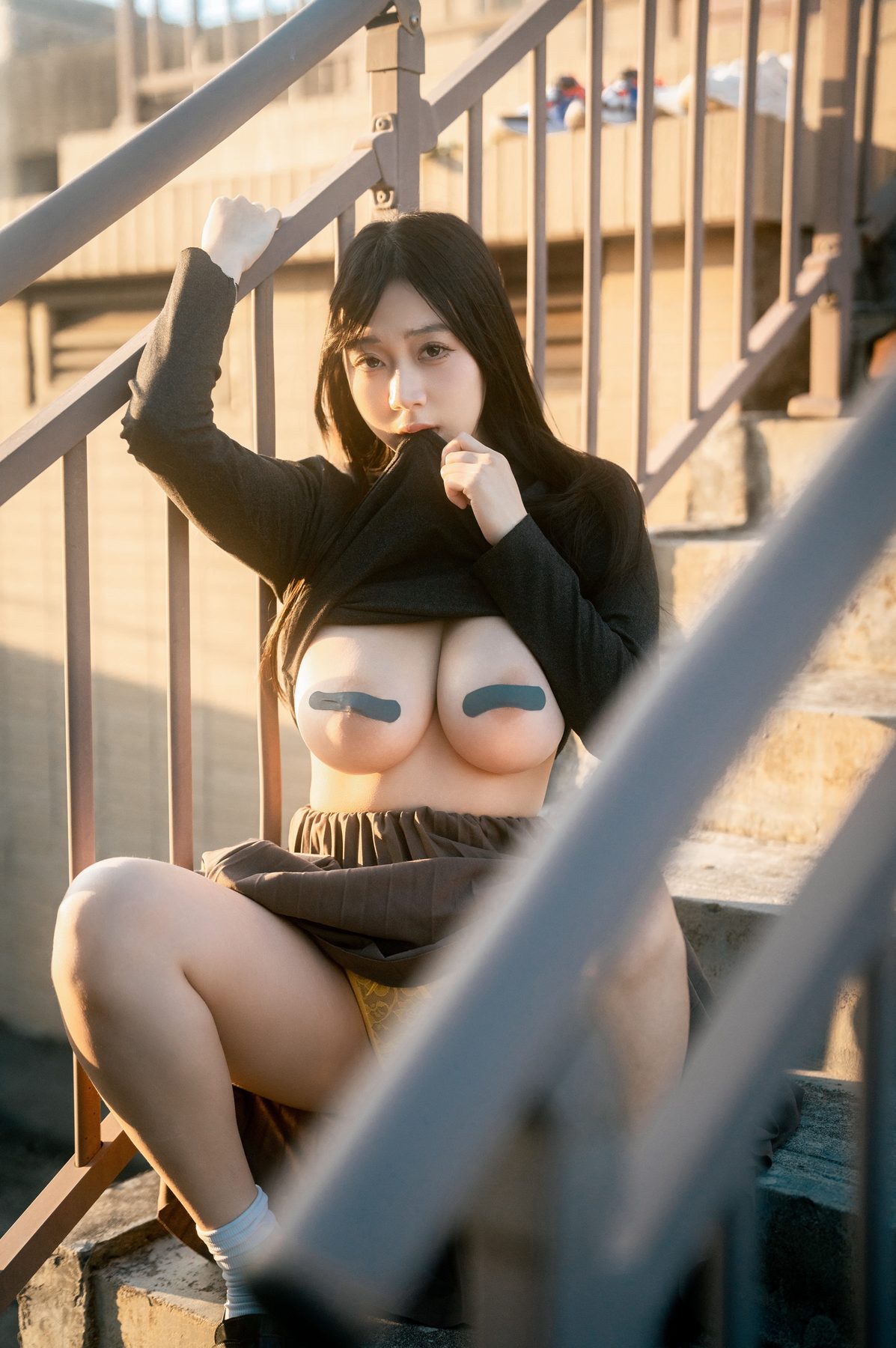 浅安安 落日时分 COS写真