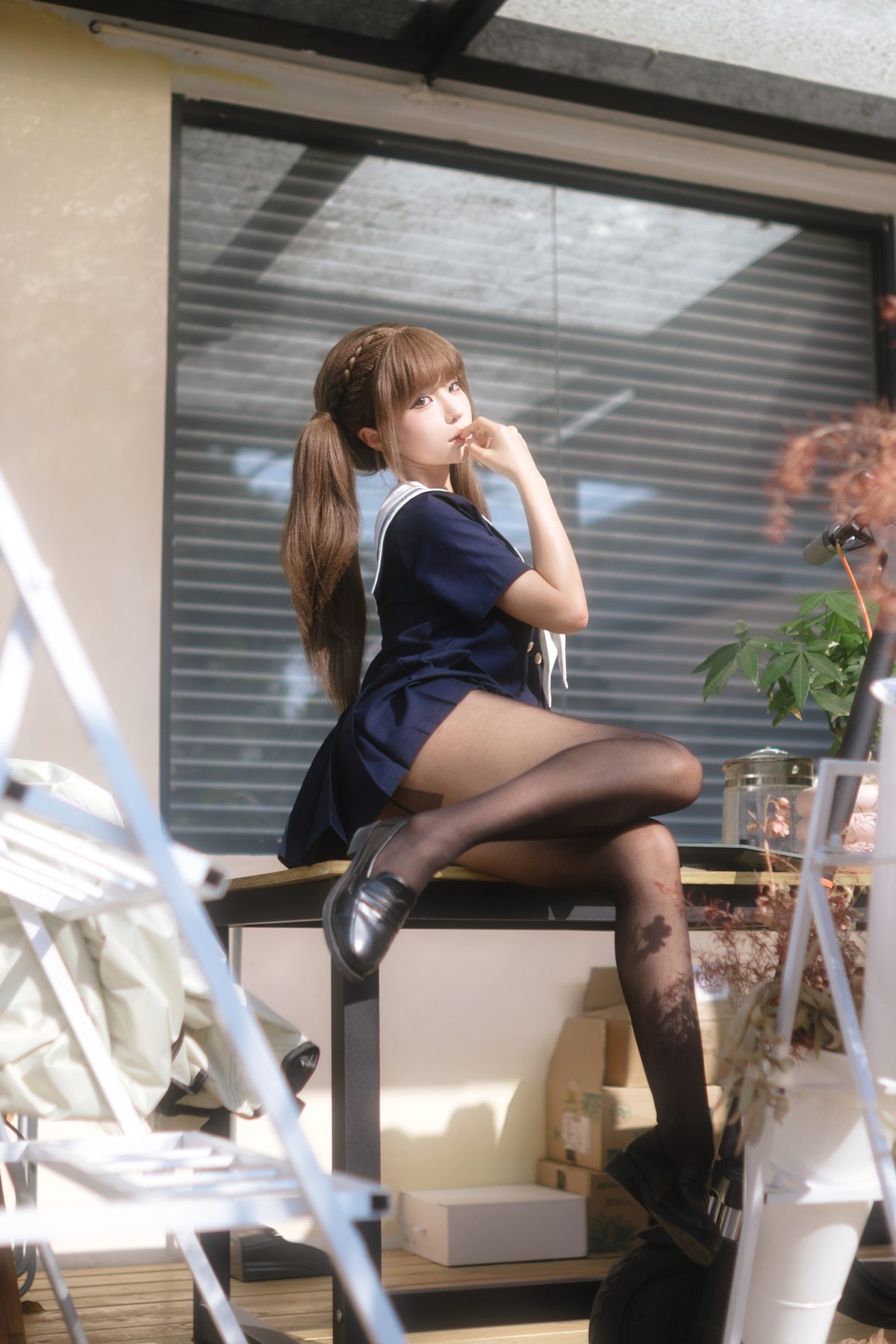 蠢沫沫 T3赠品《午后》 COS写真