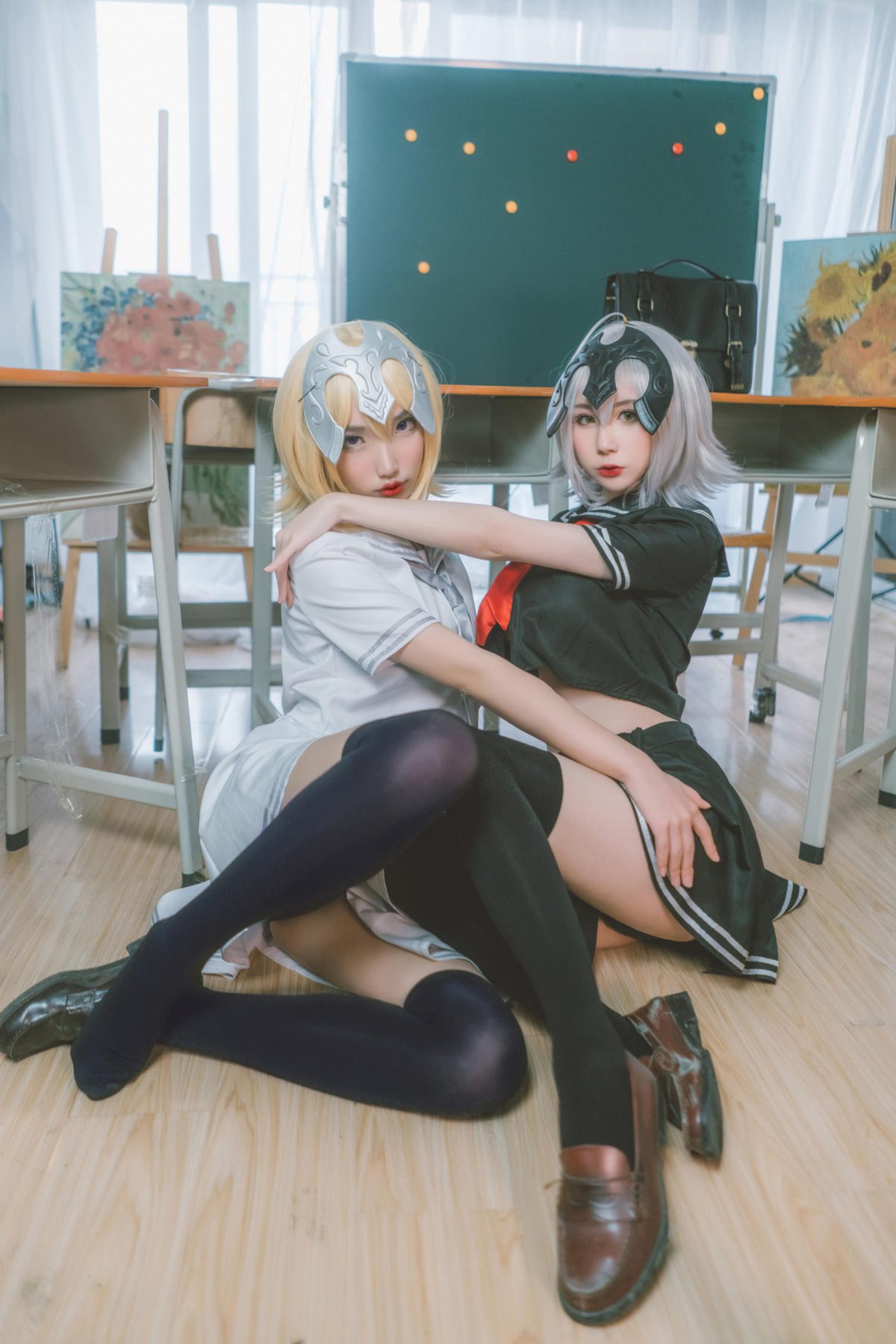 西园寺南歌 黑白贞德 JK制服 COS写真