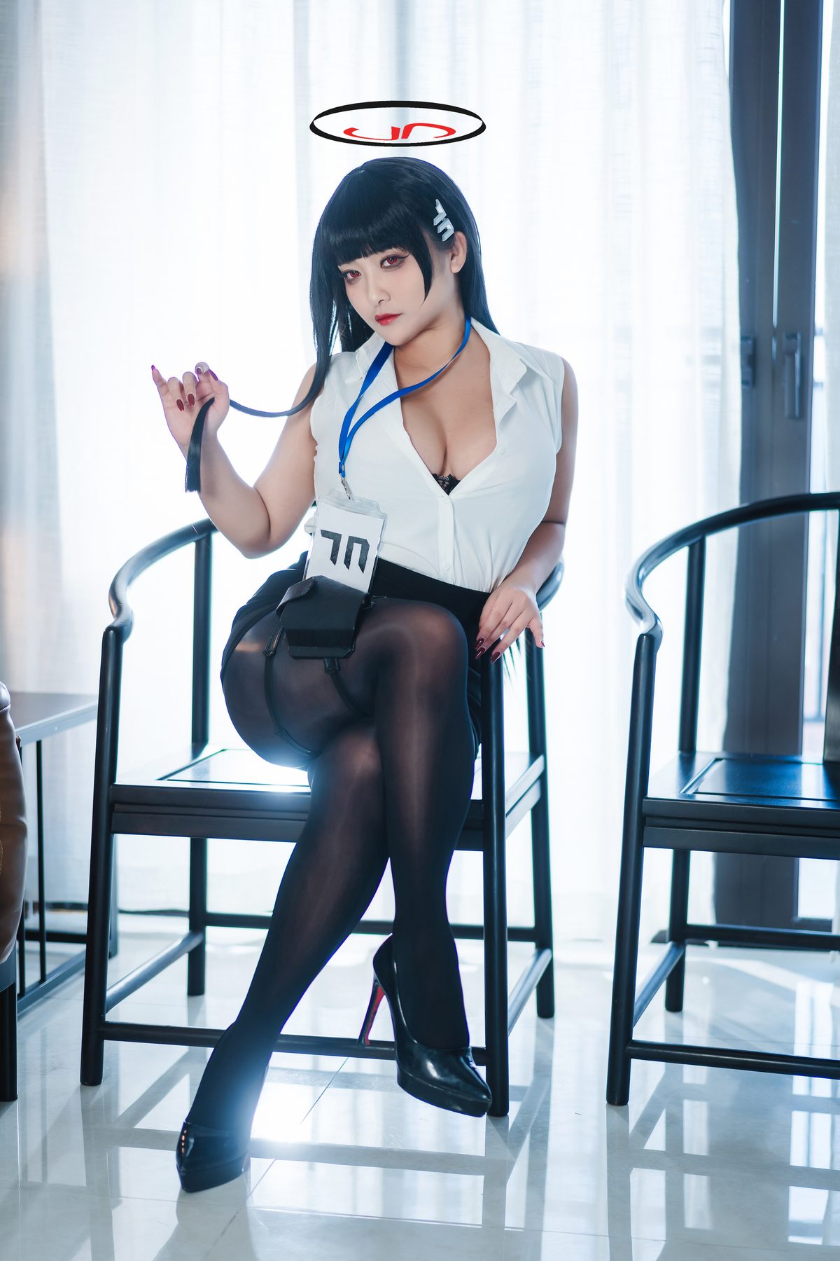 洛璃 LoLiSAMA 蔚蓝档案 调月莉音 COS写真
