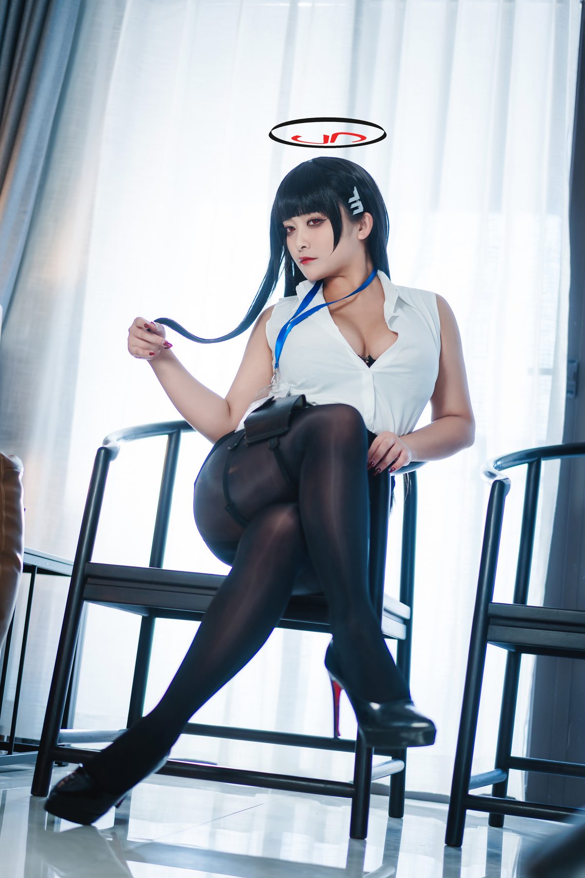 洛璃 LoLiSAMA 蔚蓝档案 调月莉音 COS写真